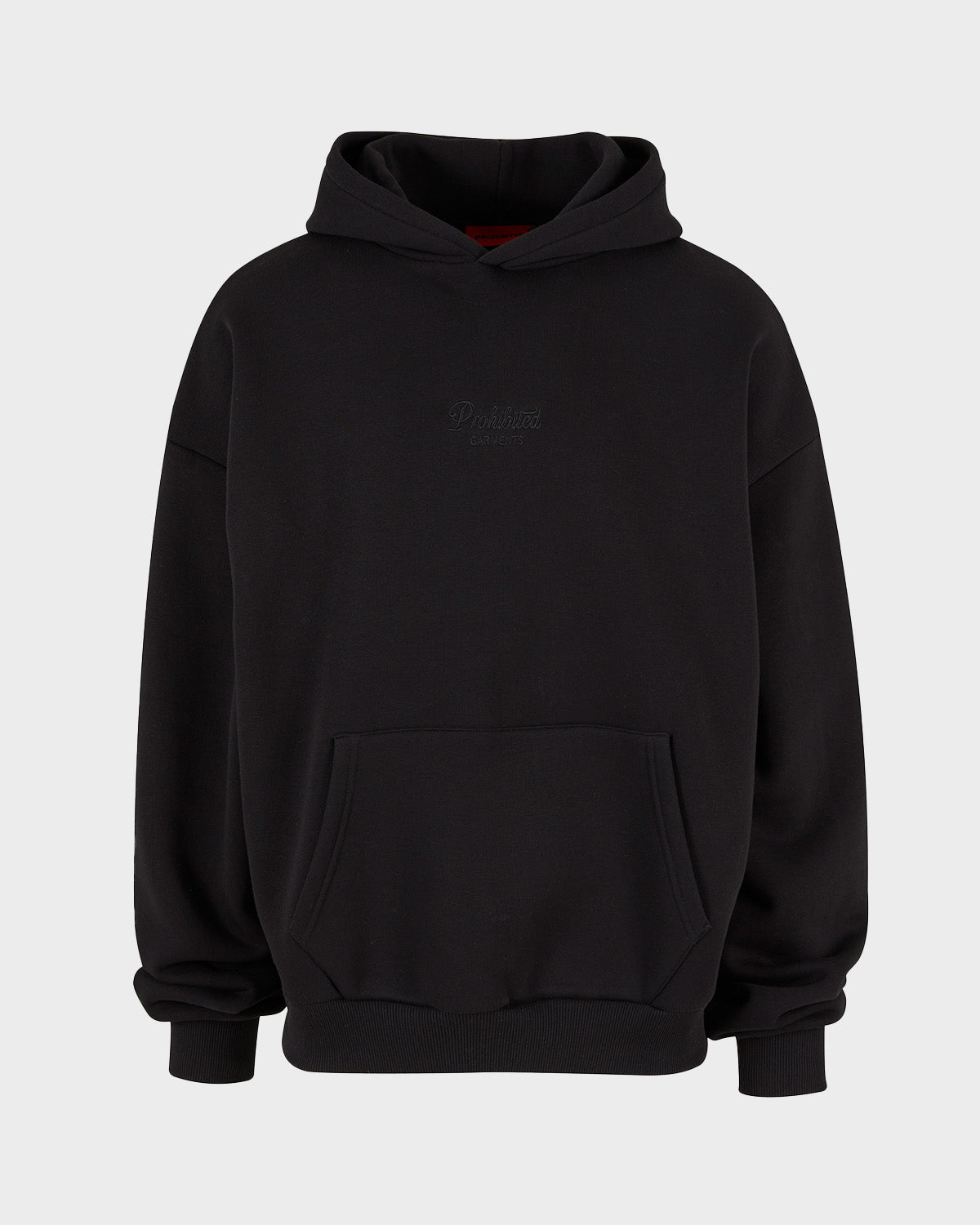 Black merch hoodie on sale