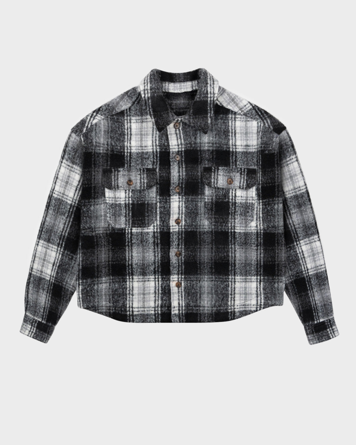 Chelsea Flannel Jacket Black Prohibited