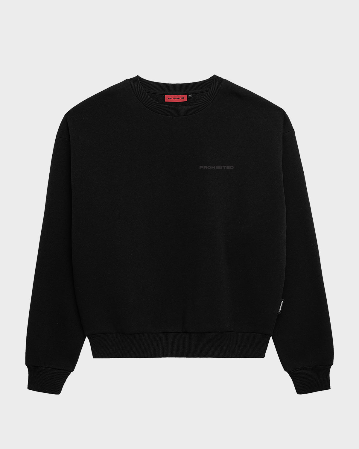 Supreme black on black on sale crewneck