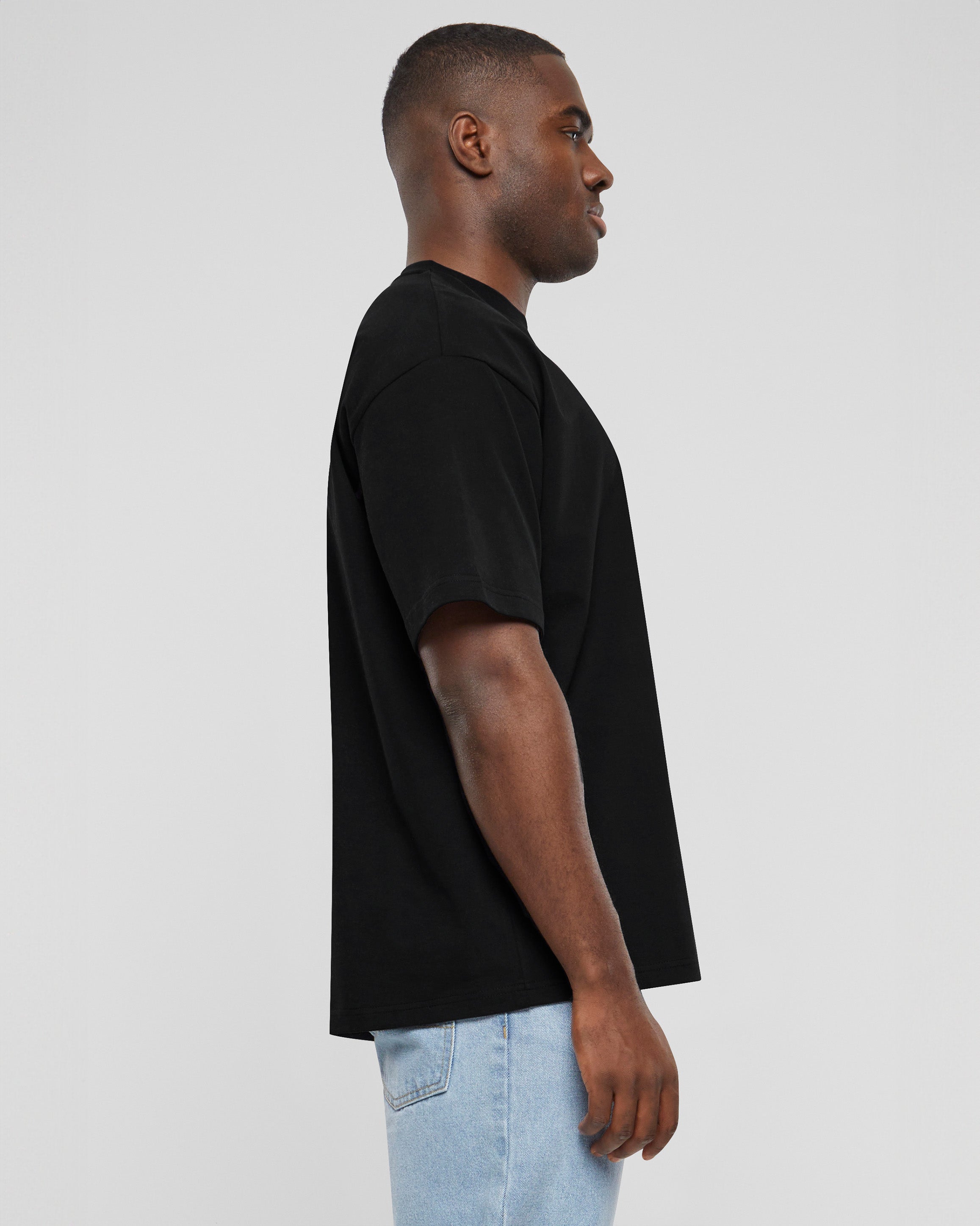 3x Oversized Tee Black