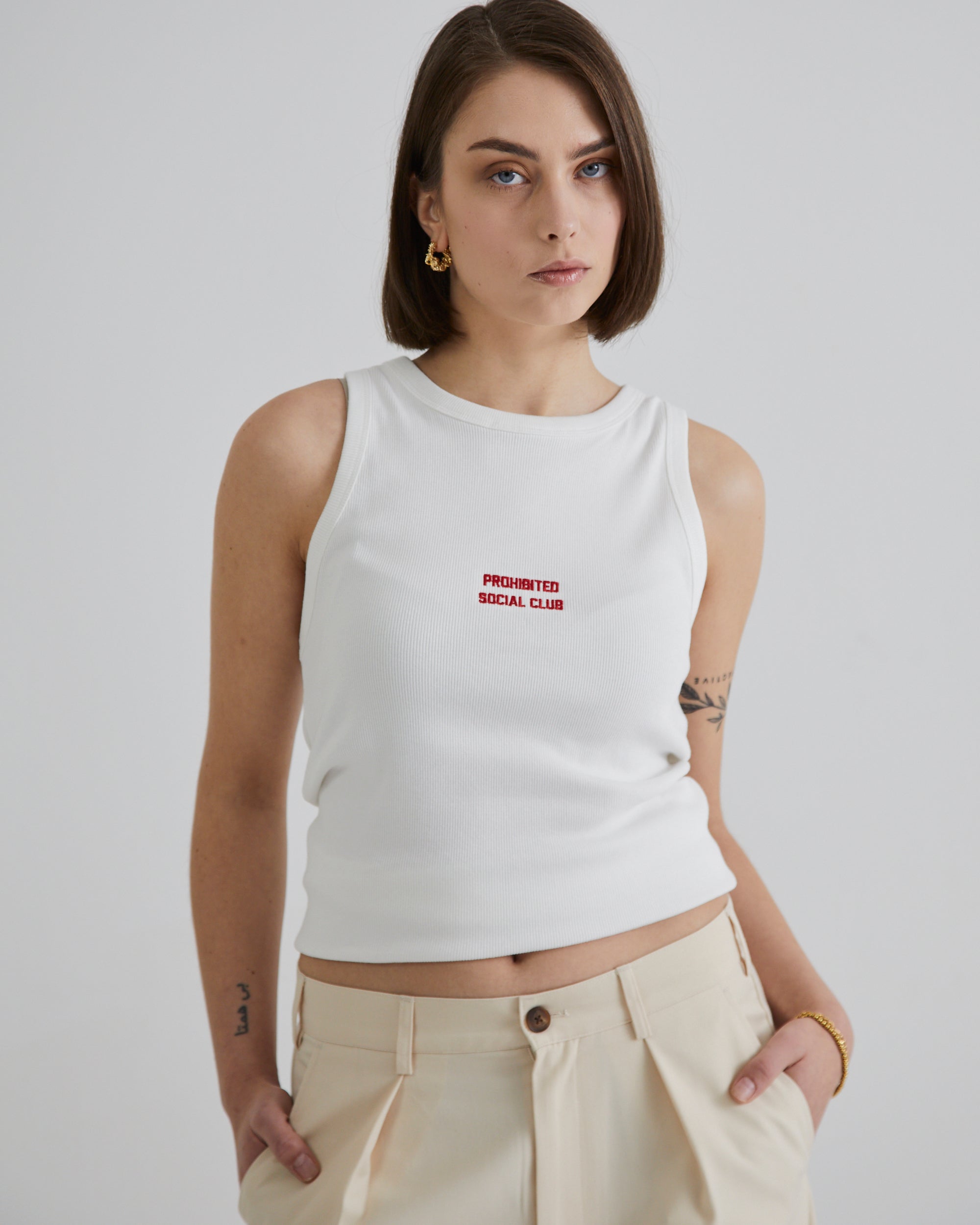 SC Tank Top Off-White