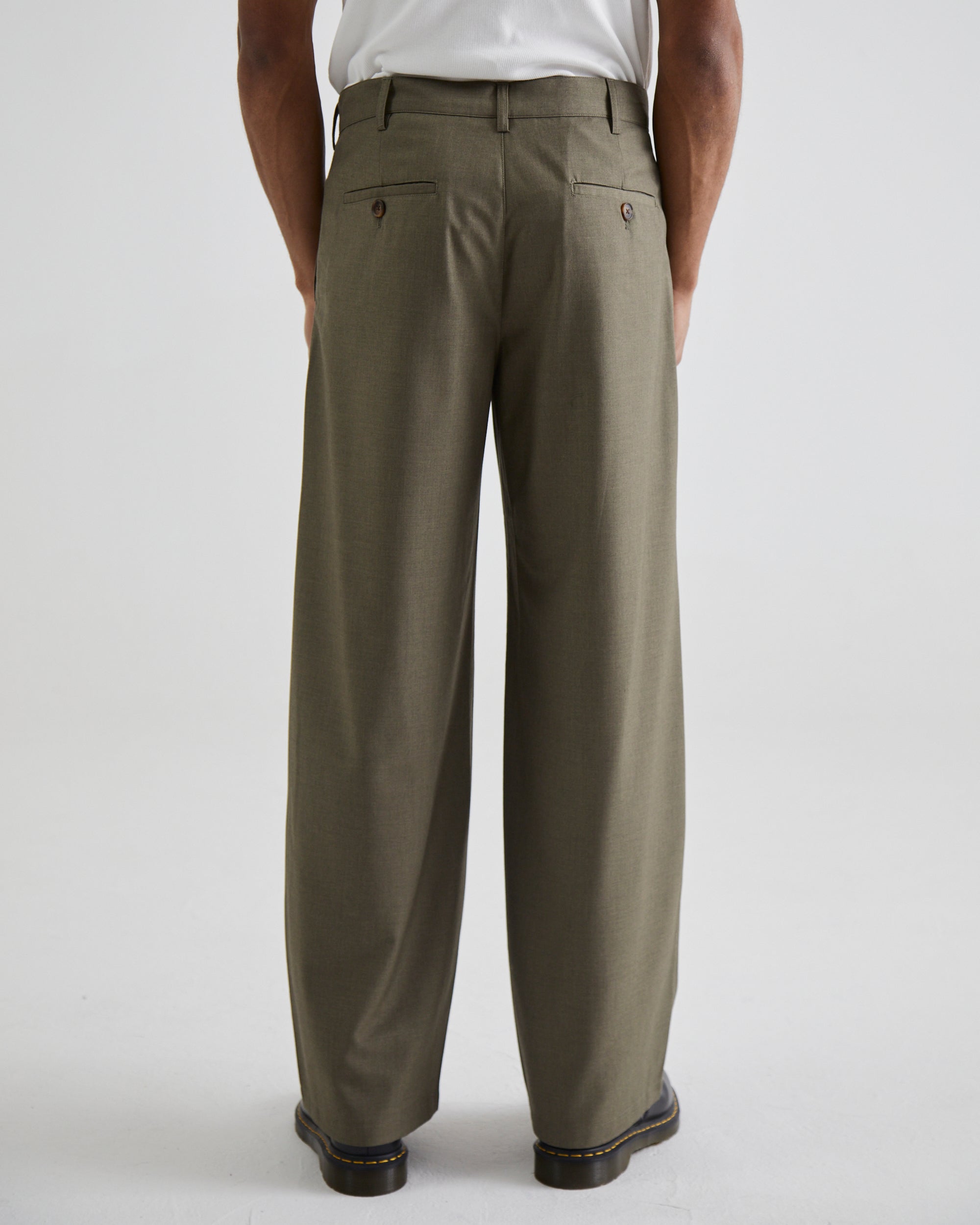 SoHo Pleated Pants Vintage Khaki