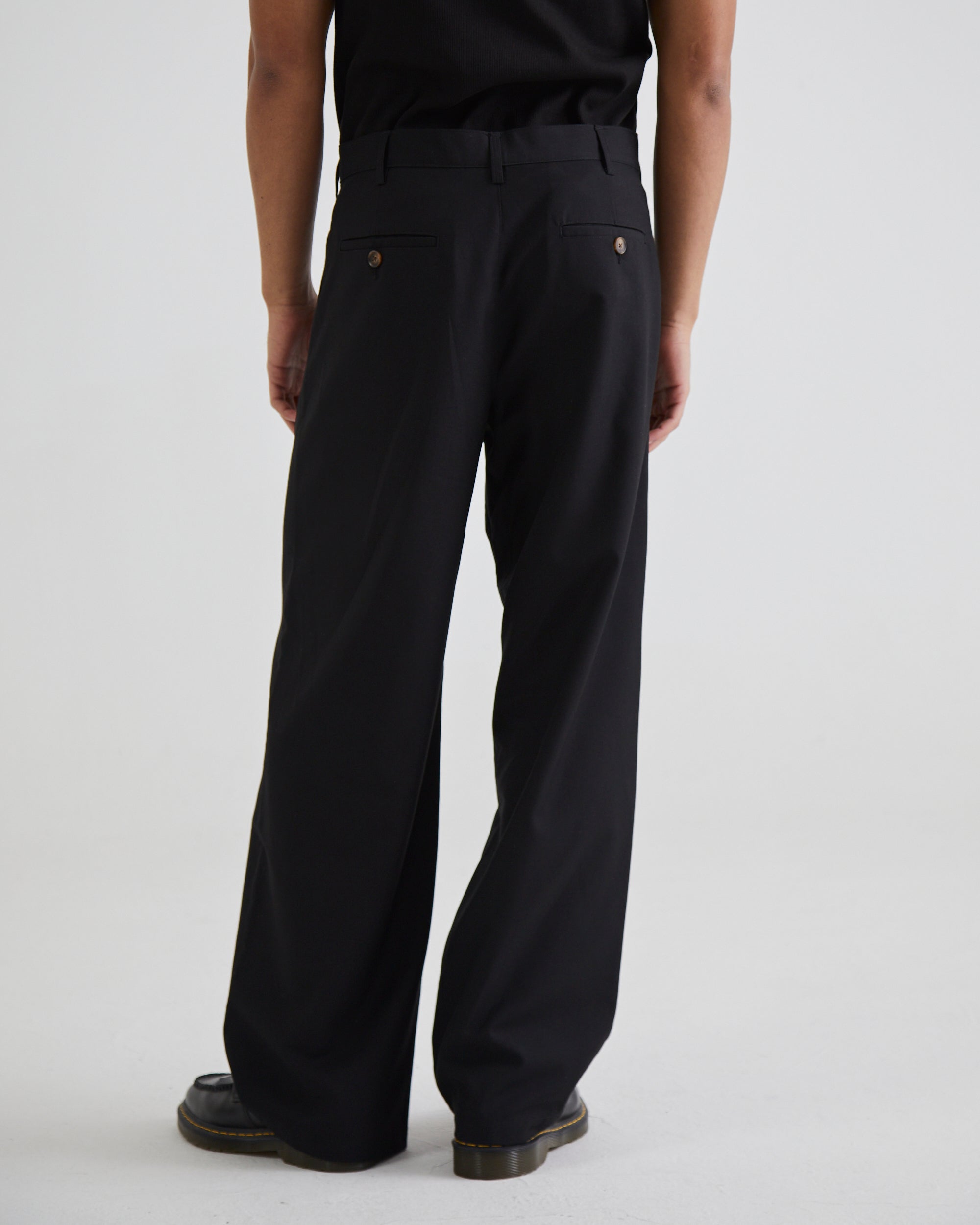 SoHo Pleated Pants Black