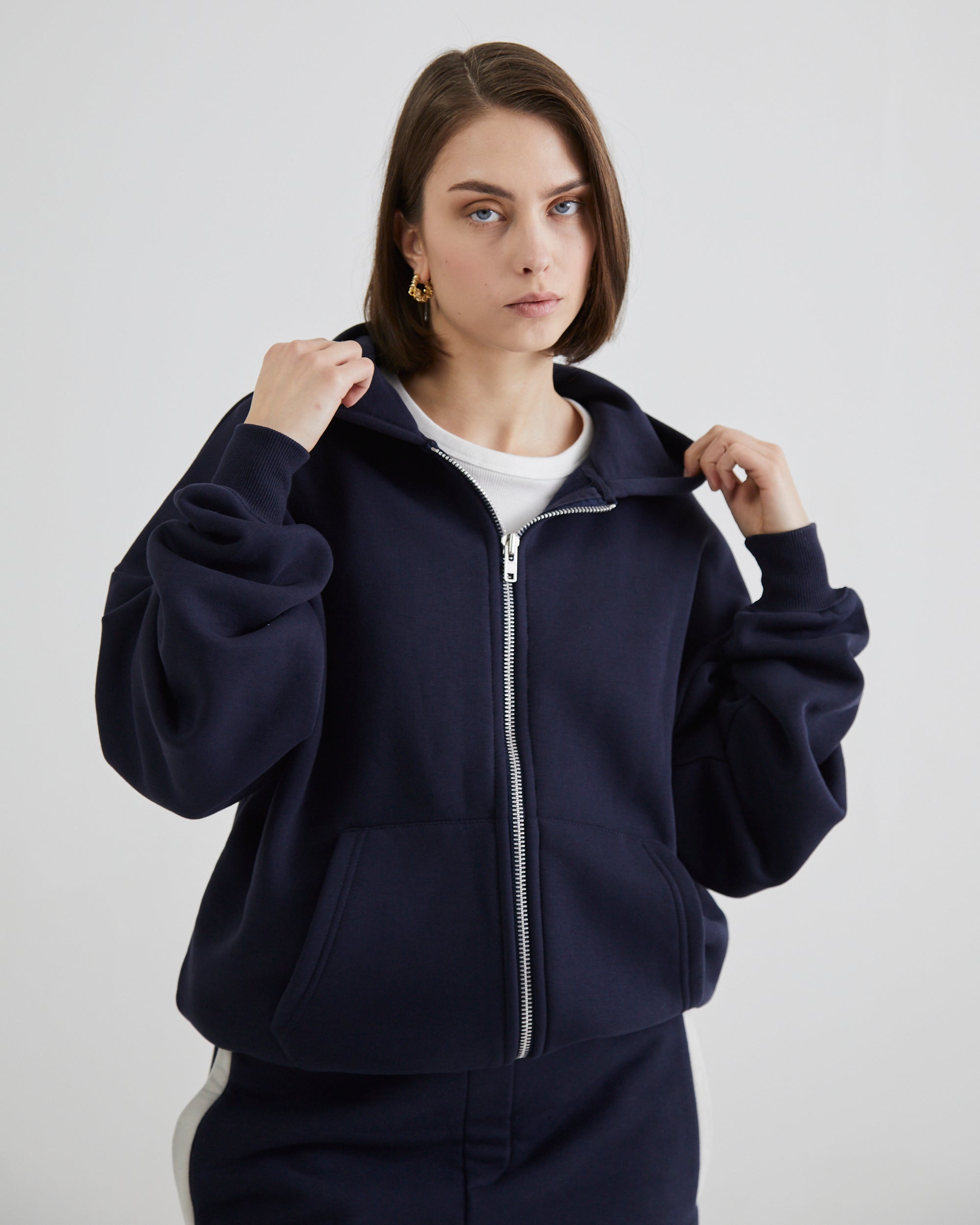 SC Zip-Hoodie Deep Blue