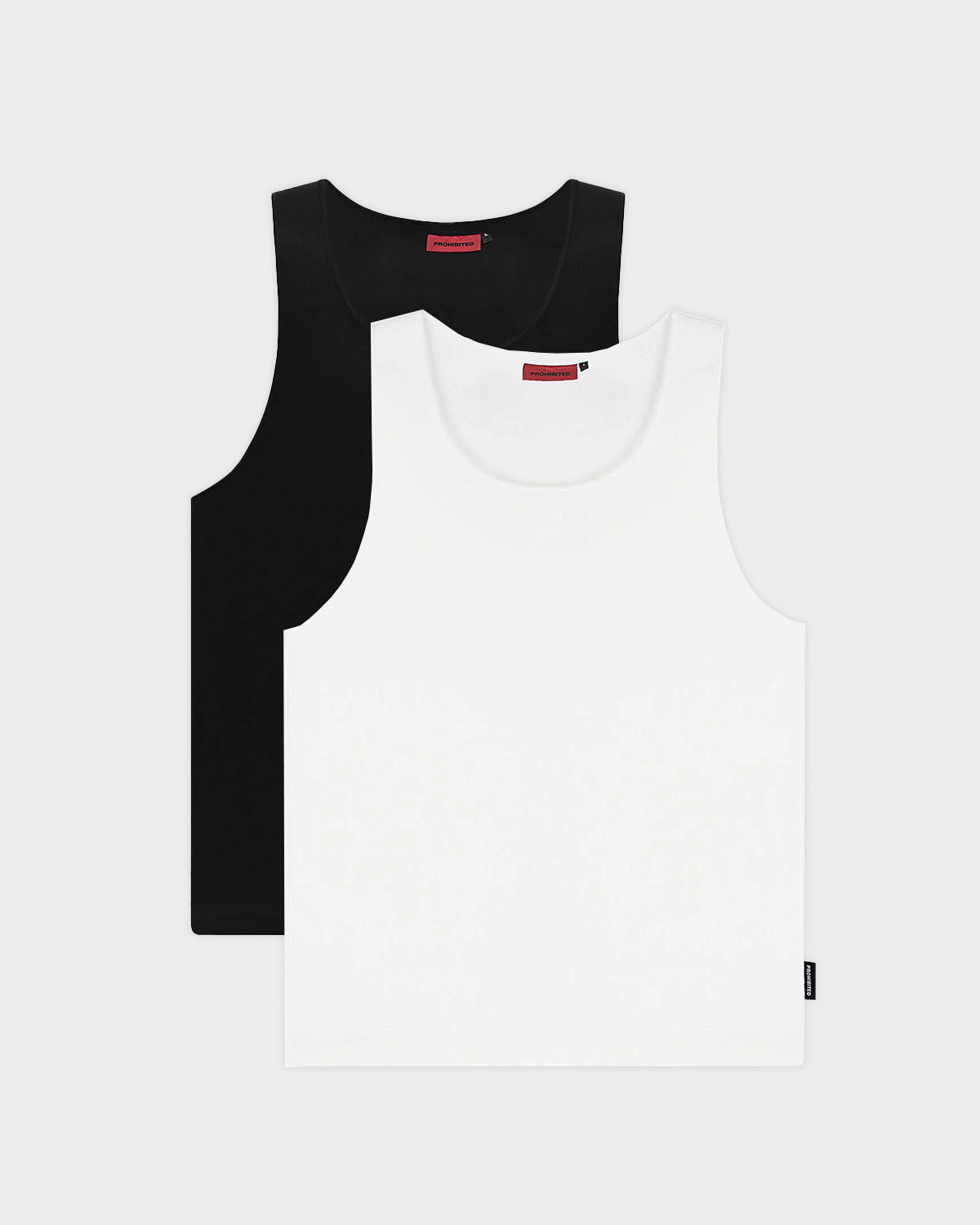 2x Tank Top Off-White/Black