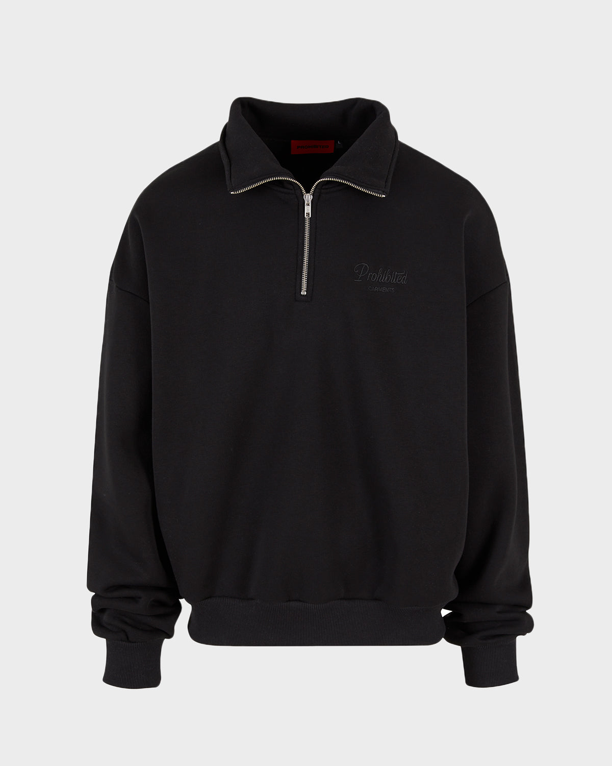 PB Garment Half-Zip Black