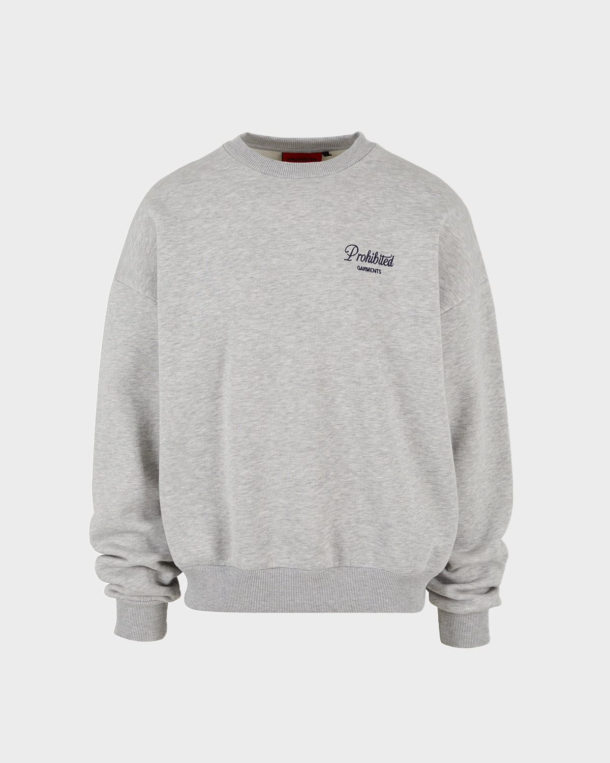 PB Garment Crew Neck Grey Melange