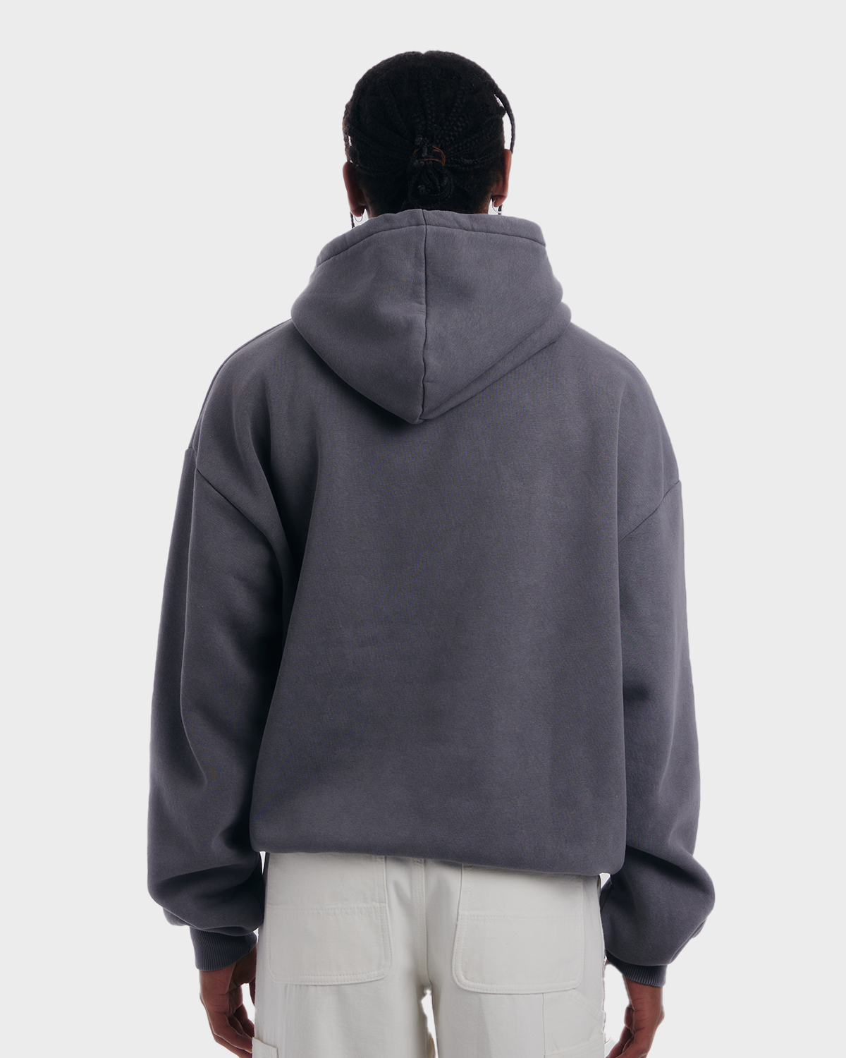 Oversized Hoodie Grey (Stone Washed)