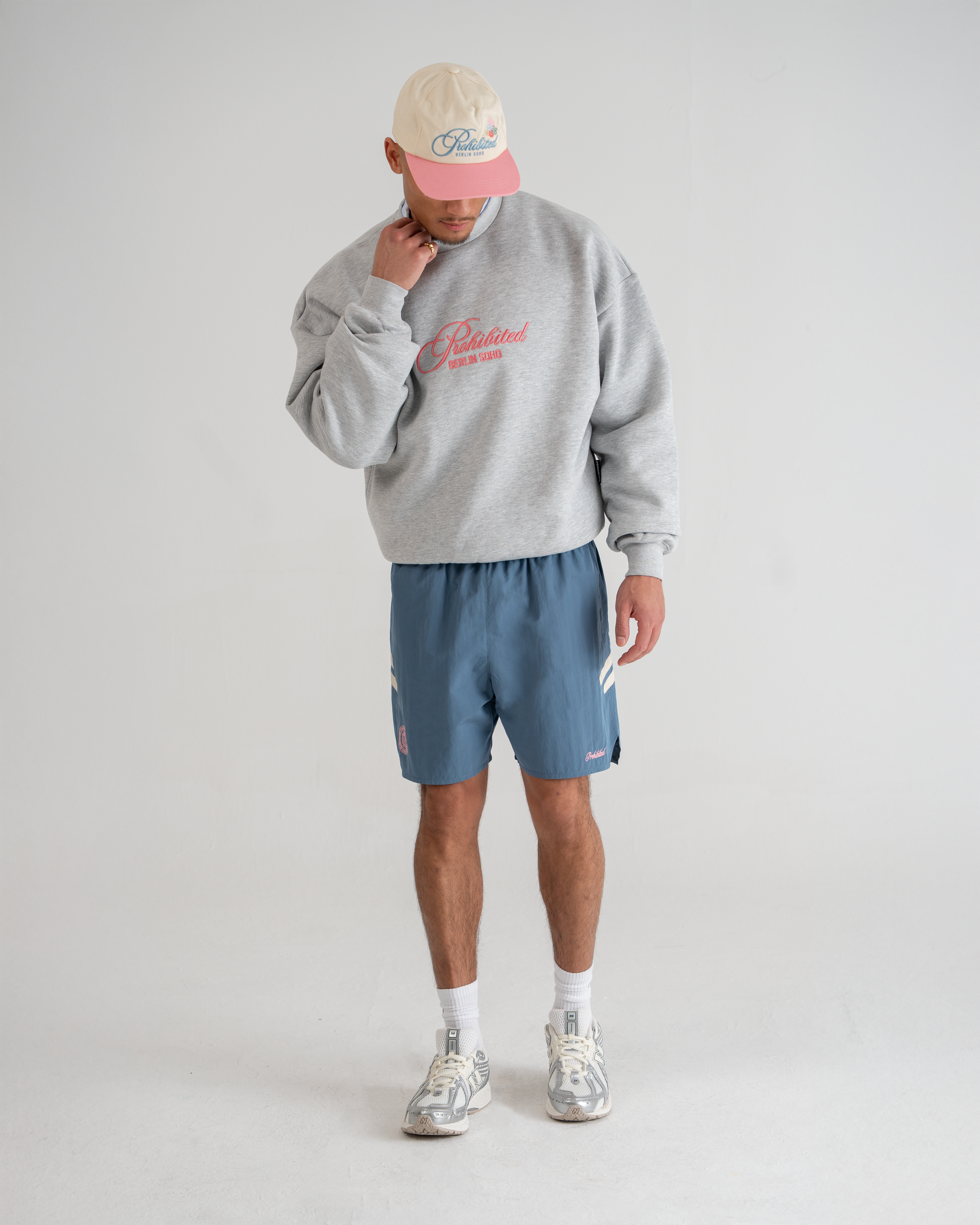 Bohemian Crew Neck Grey Melange