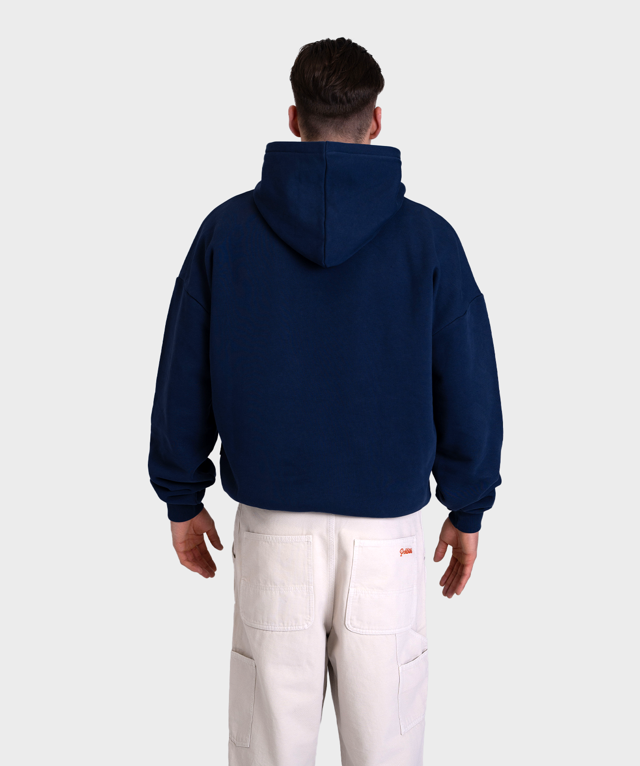 Heavy Oversized Hoodie Navy