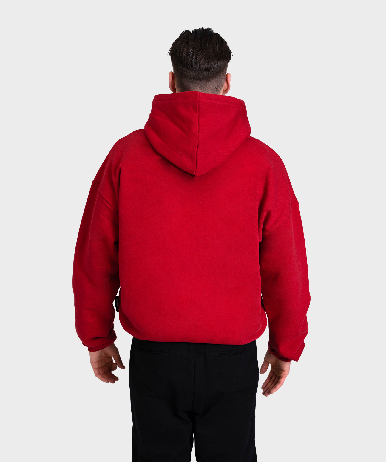 Heavy Oversized Hoodie Berry