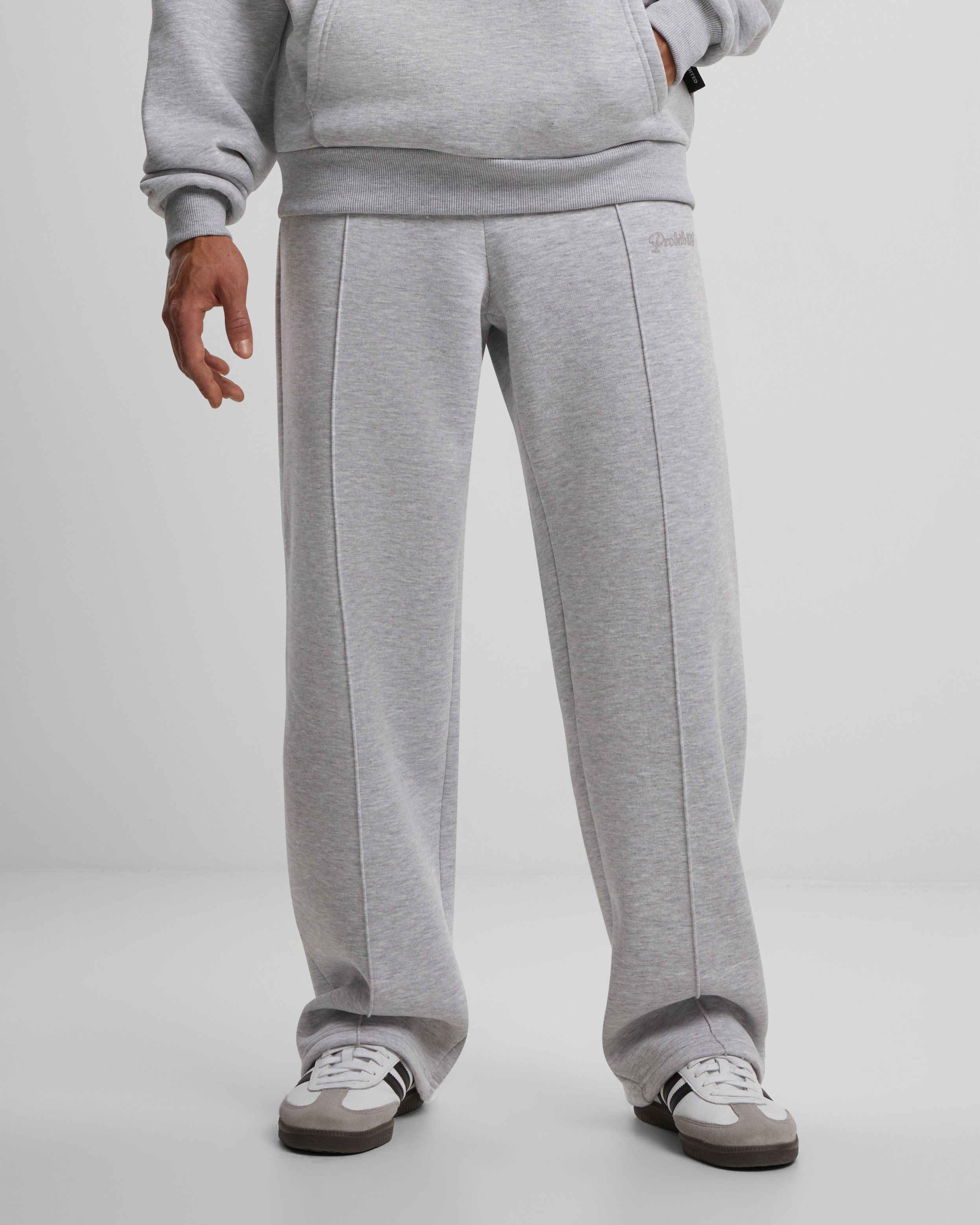 Loose Sweatpants Grey Melange