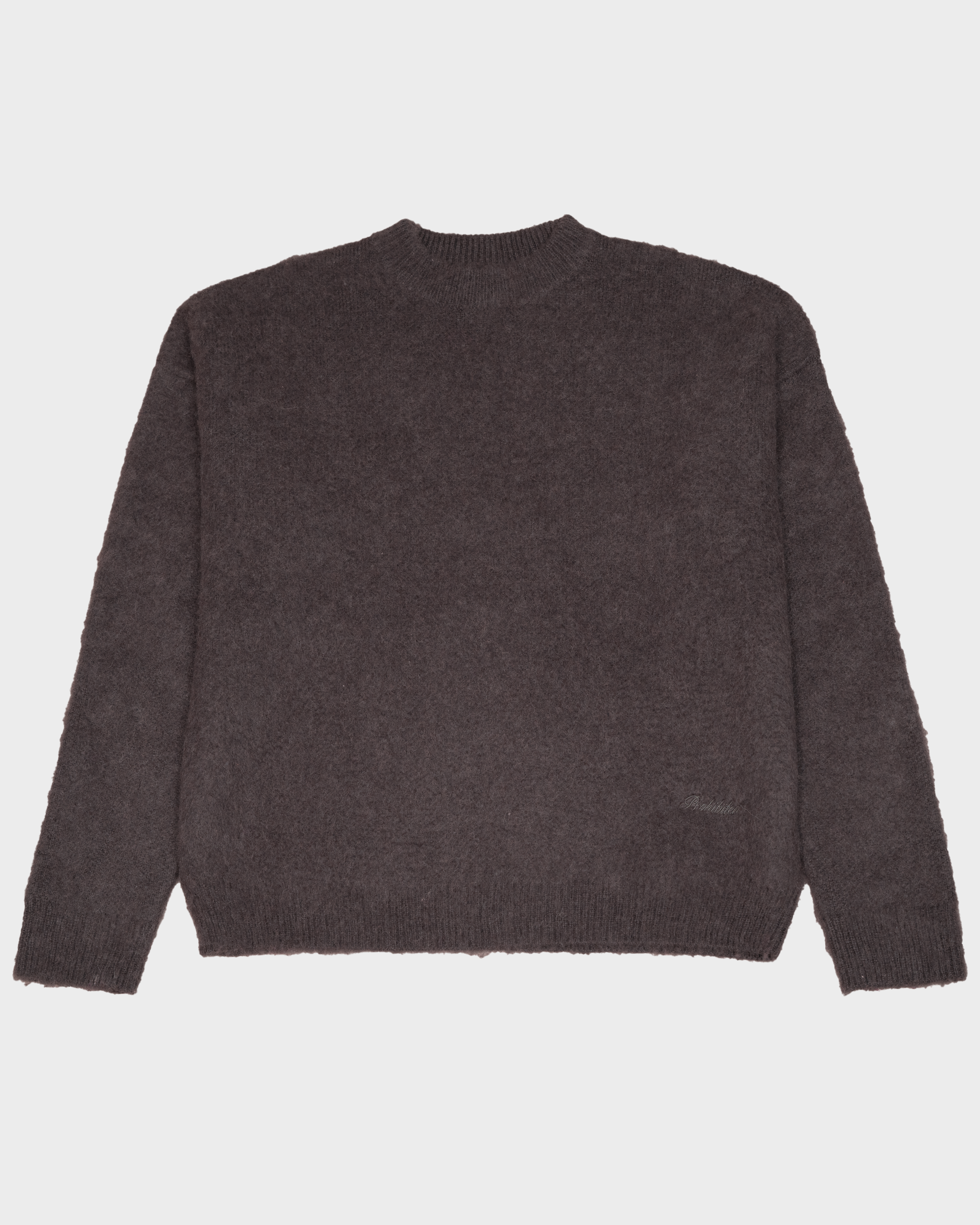 Woolwich Mohair Sweater Dark Grey