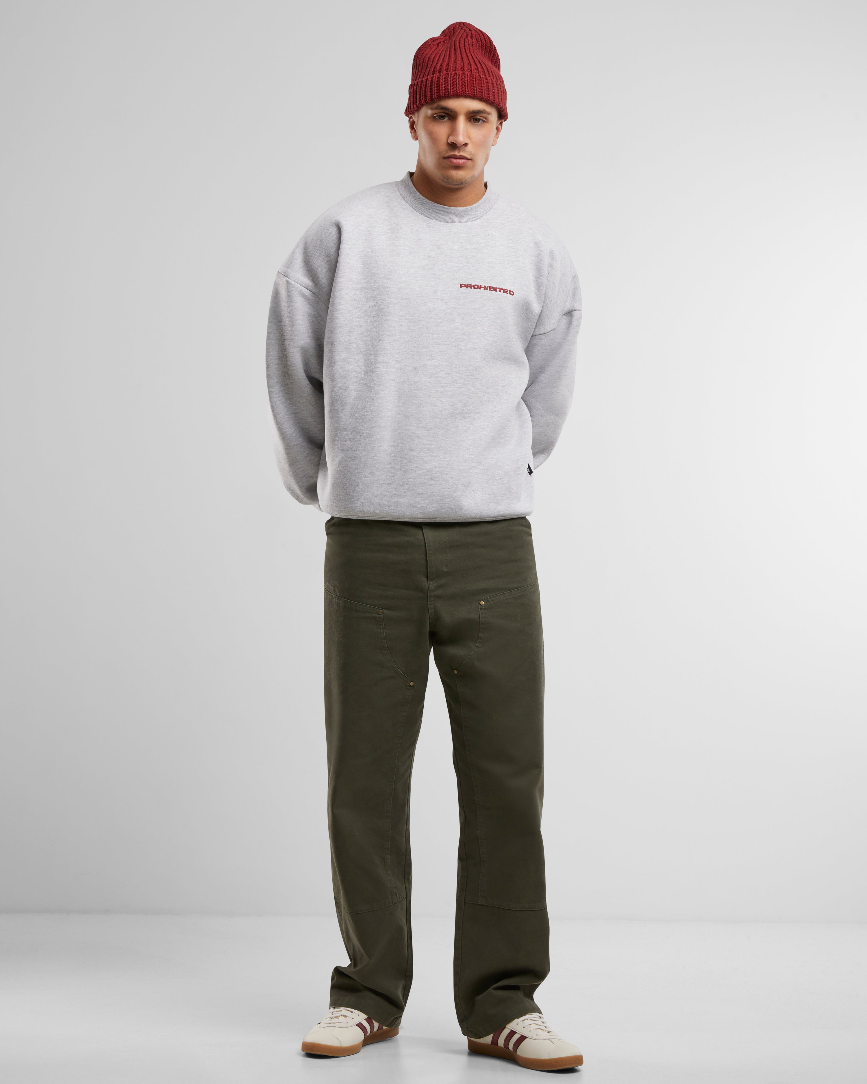 10119 Crew Neck Grey Melange