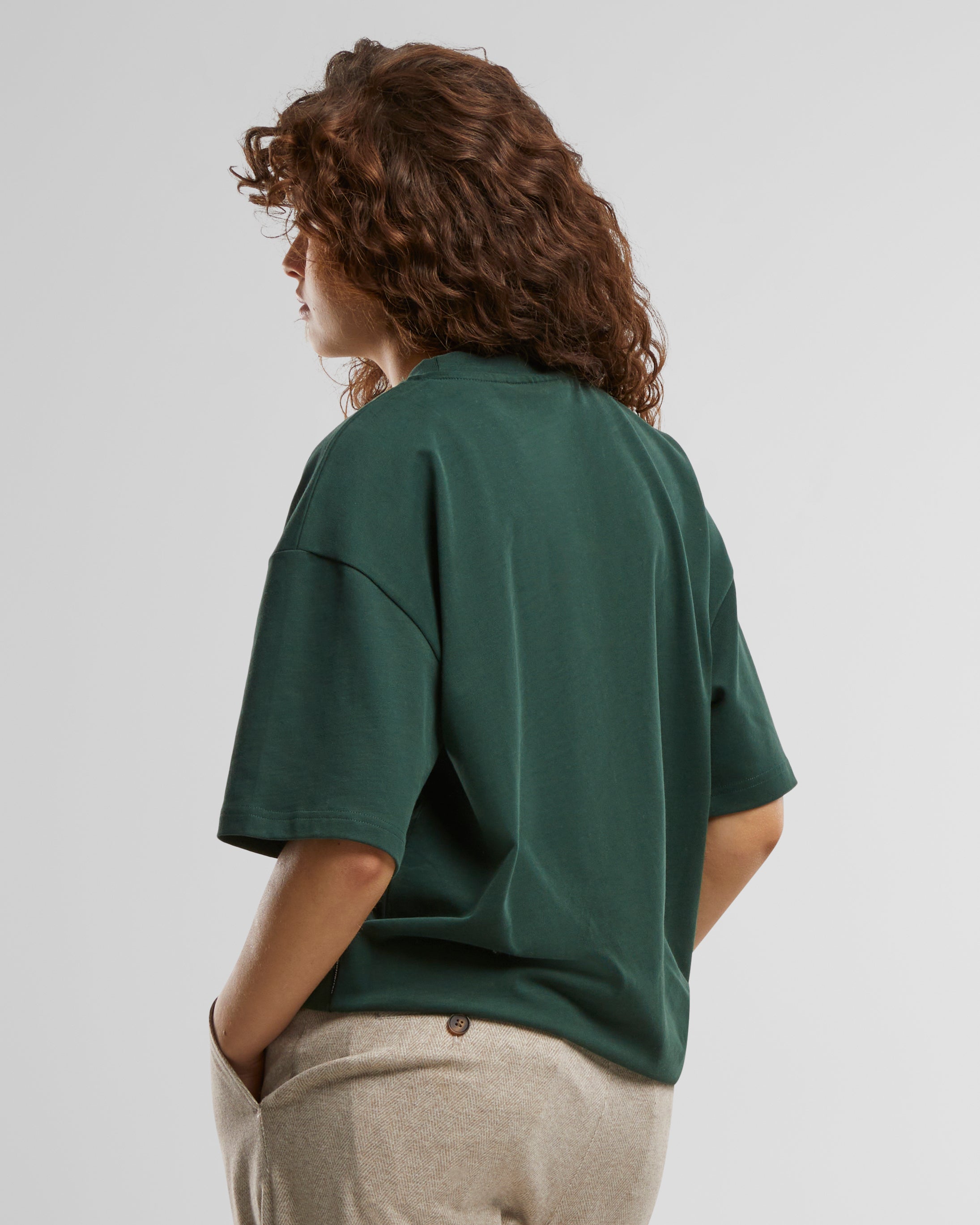 Oversized Tee British Racing Green