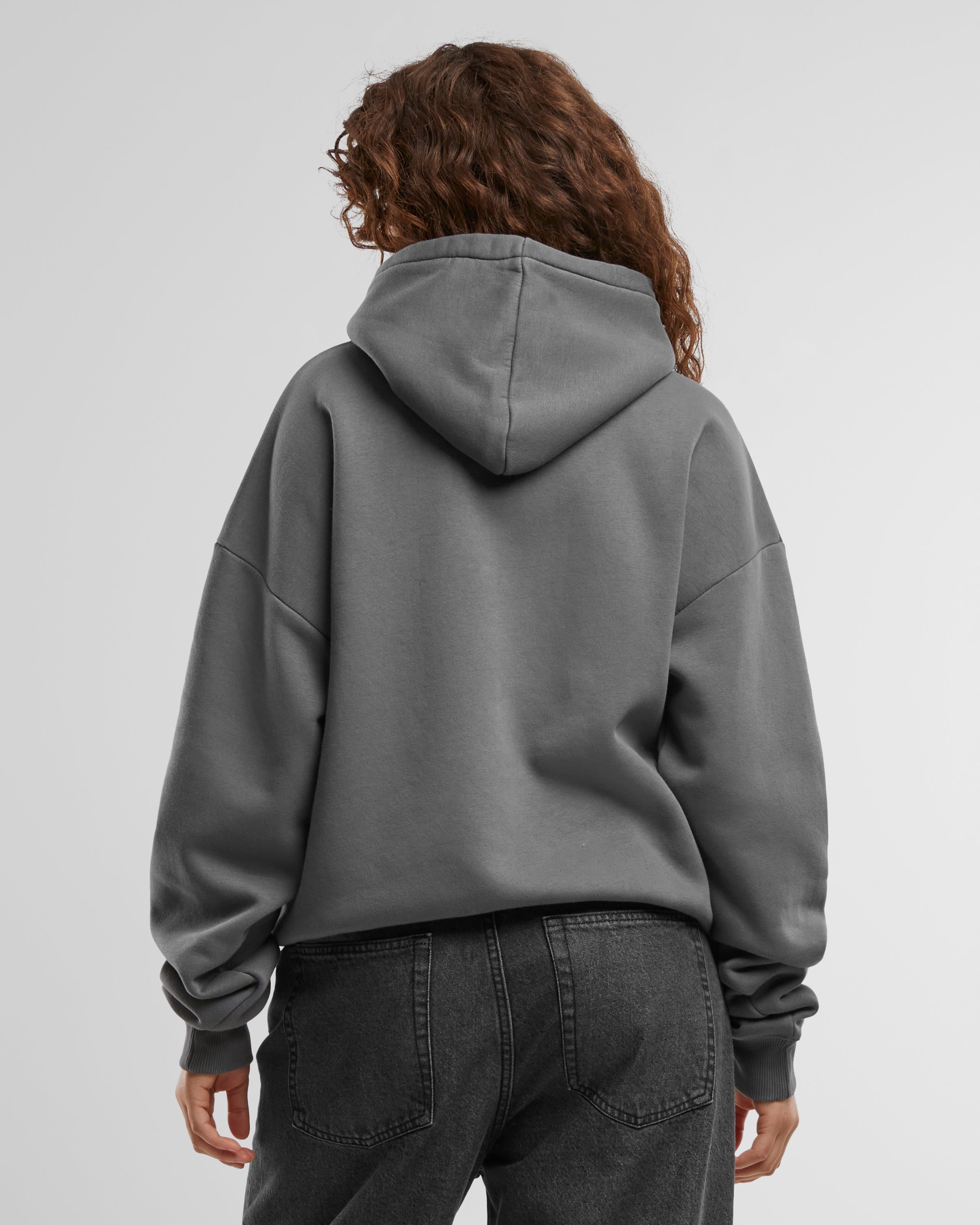 Oversized Hoodie Grey (Stone Washed)