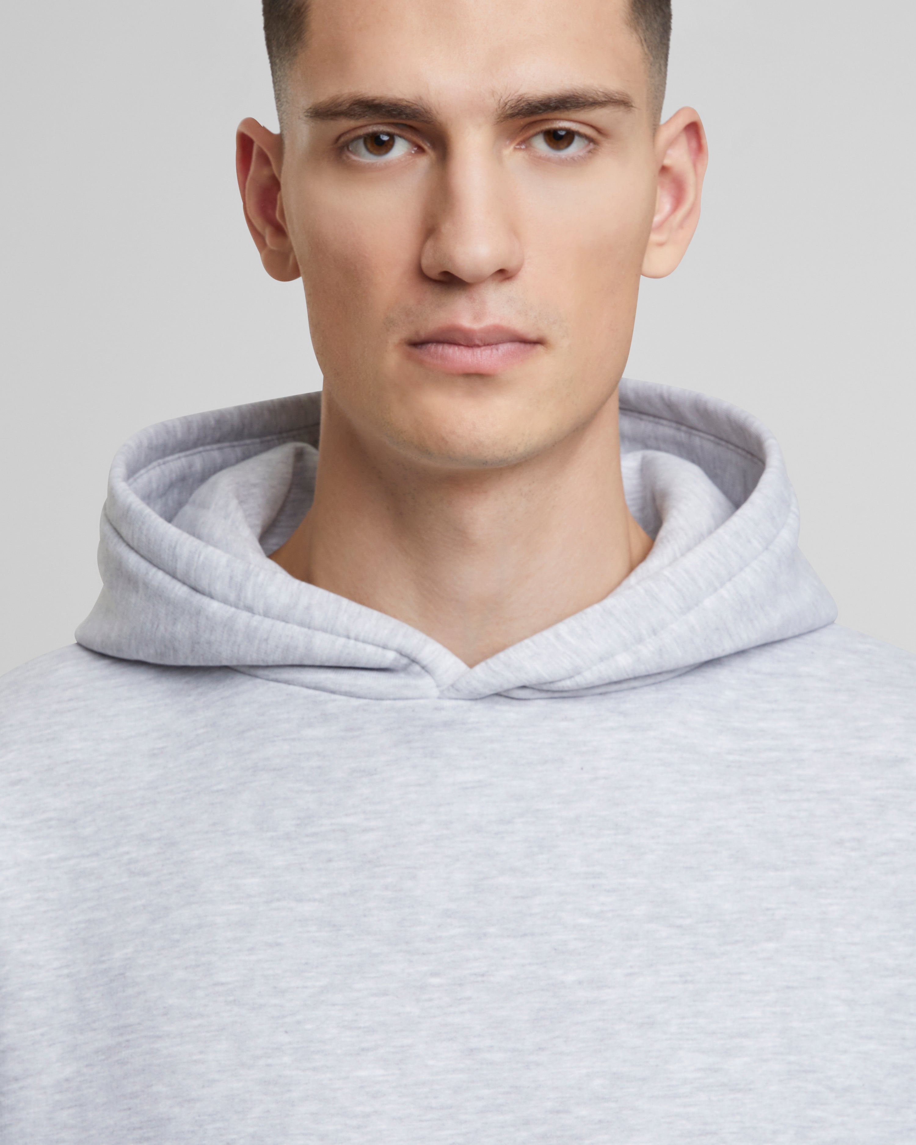 Oversized Hoodie Grey Melange