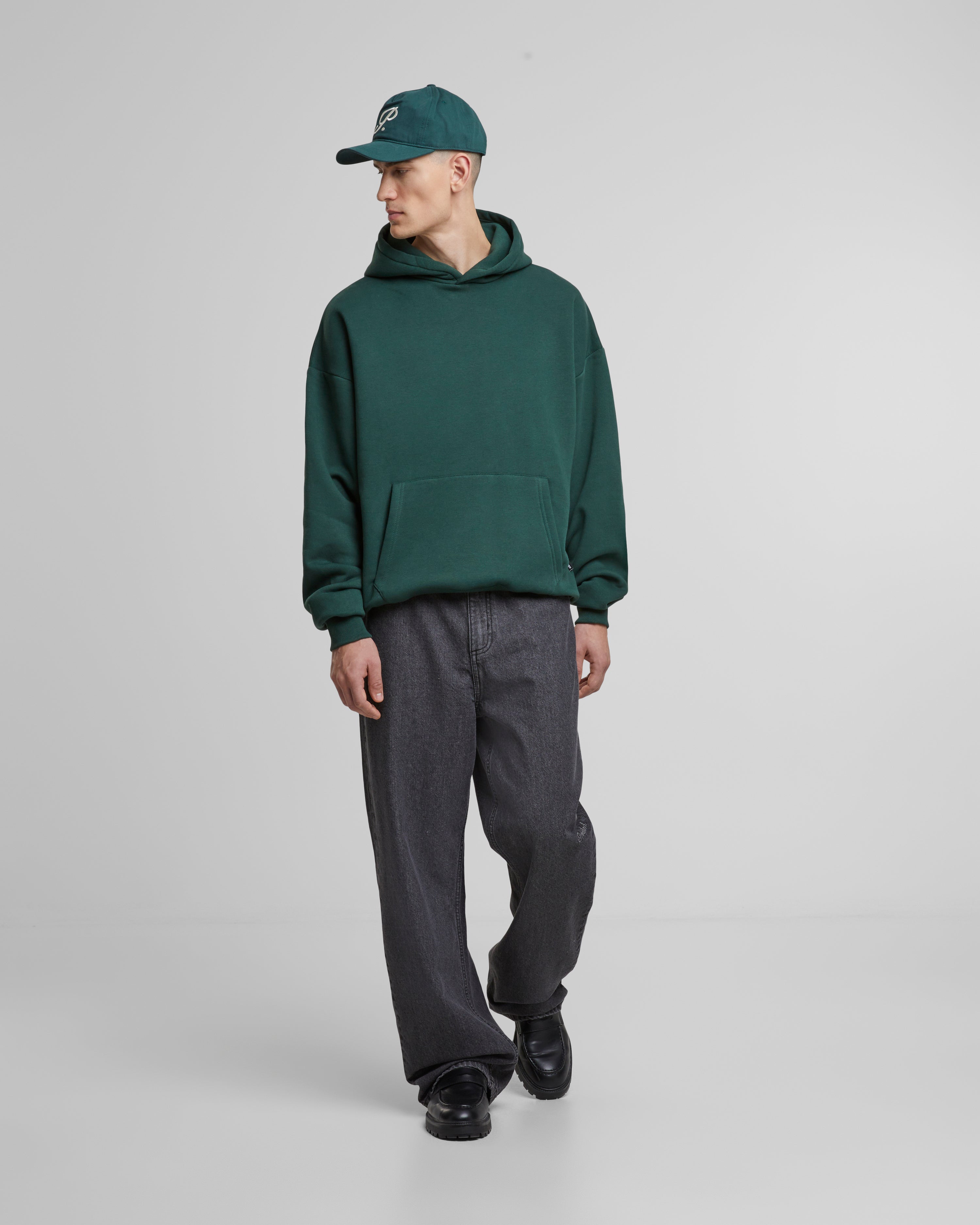 Oversized Hoodie British Racing Green