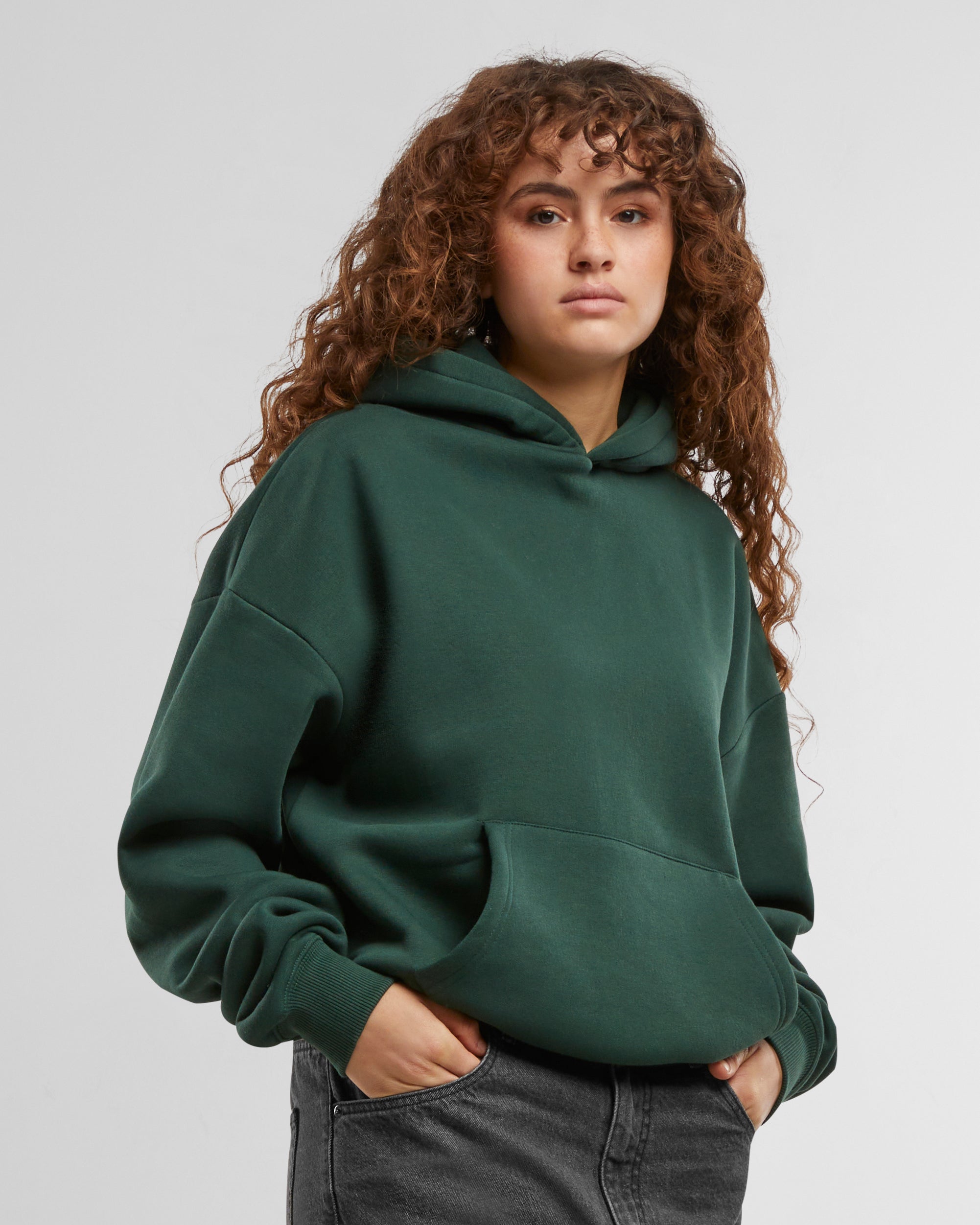 Oversized Hoodie British Racing Green