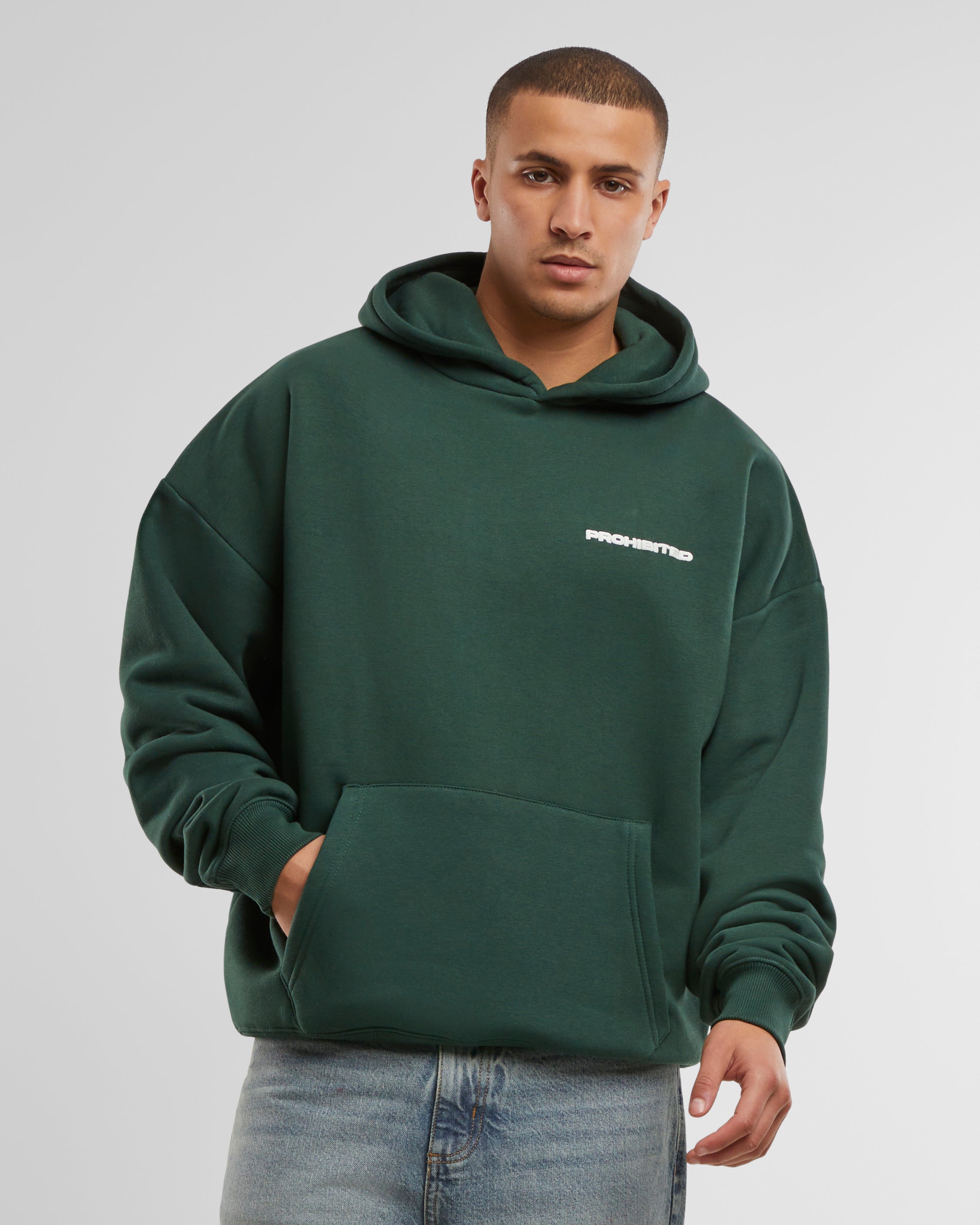 10119 Hoodie British Racing Green