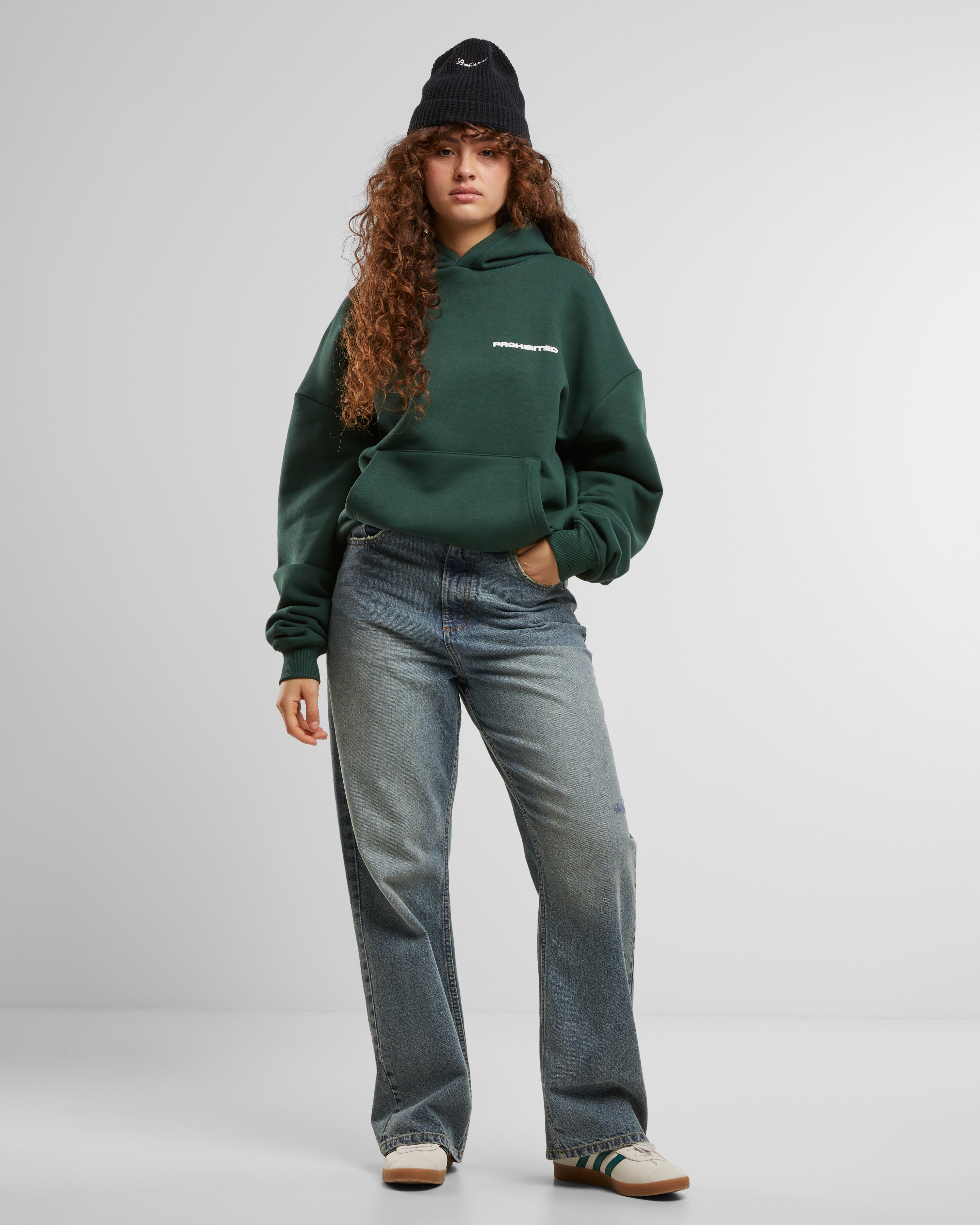 10119 Hoodie British Racing Green