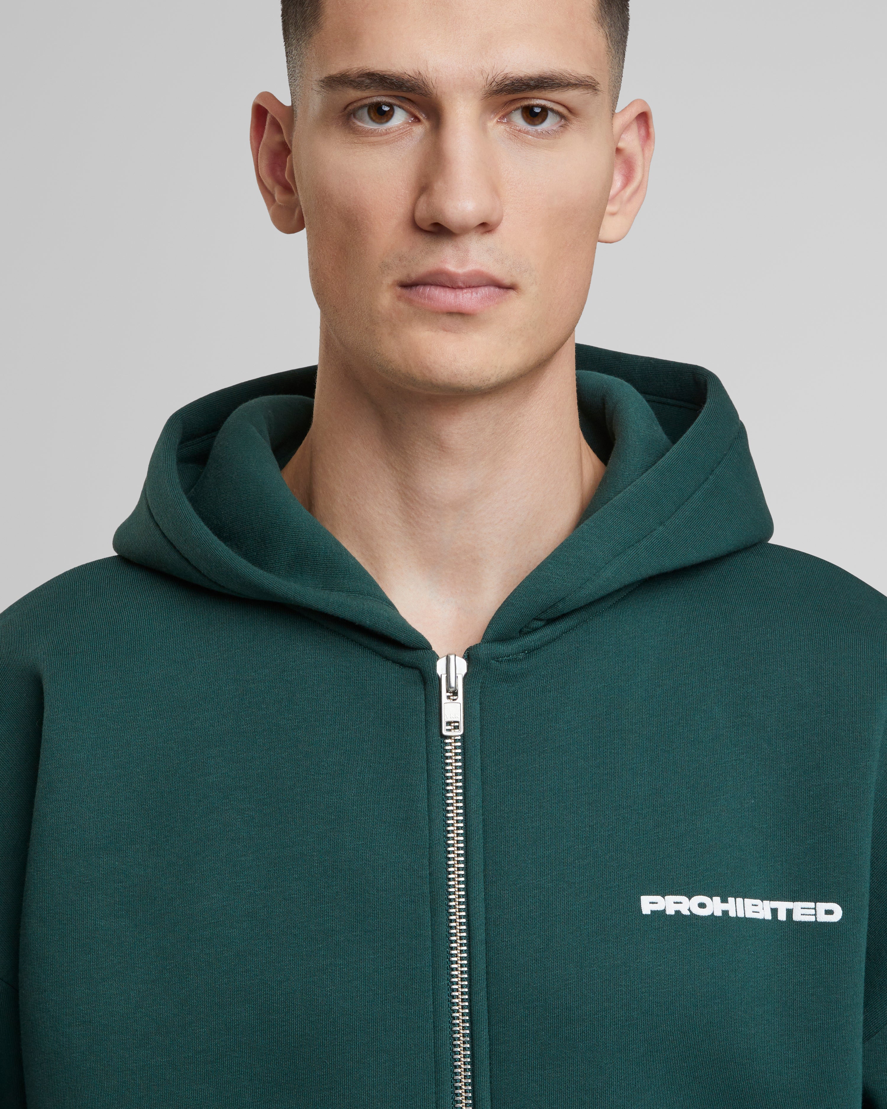 10119 Zip-Hoodie British Racing Green