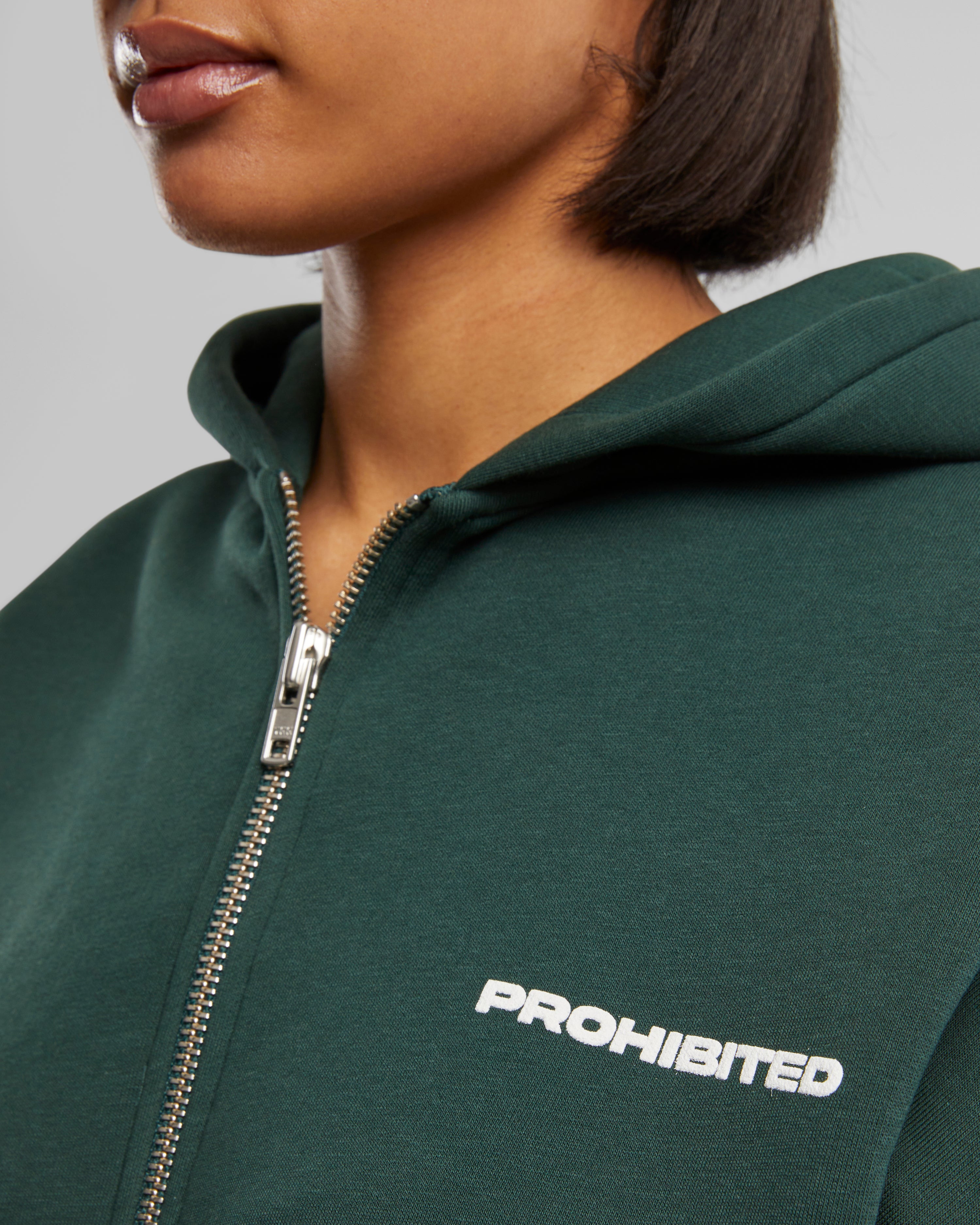 10119 Zip-Hoodie British Racing Green