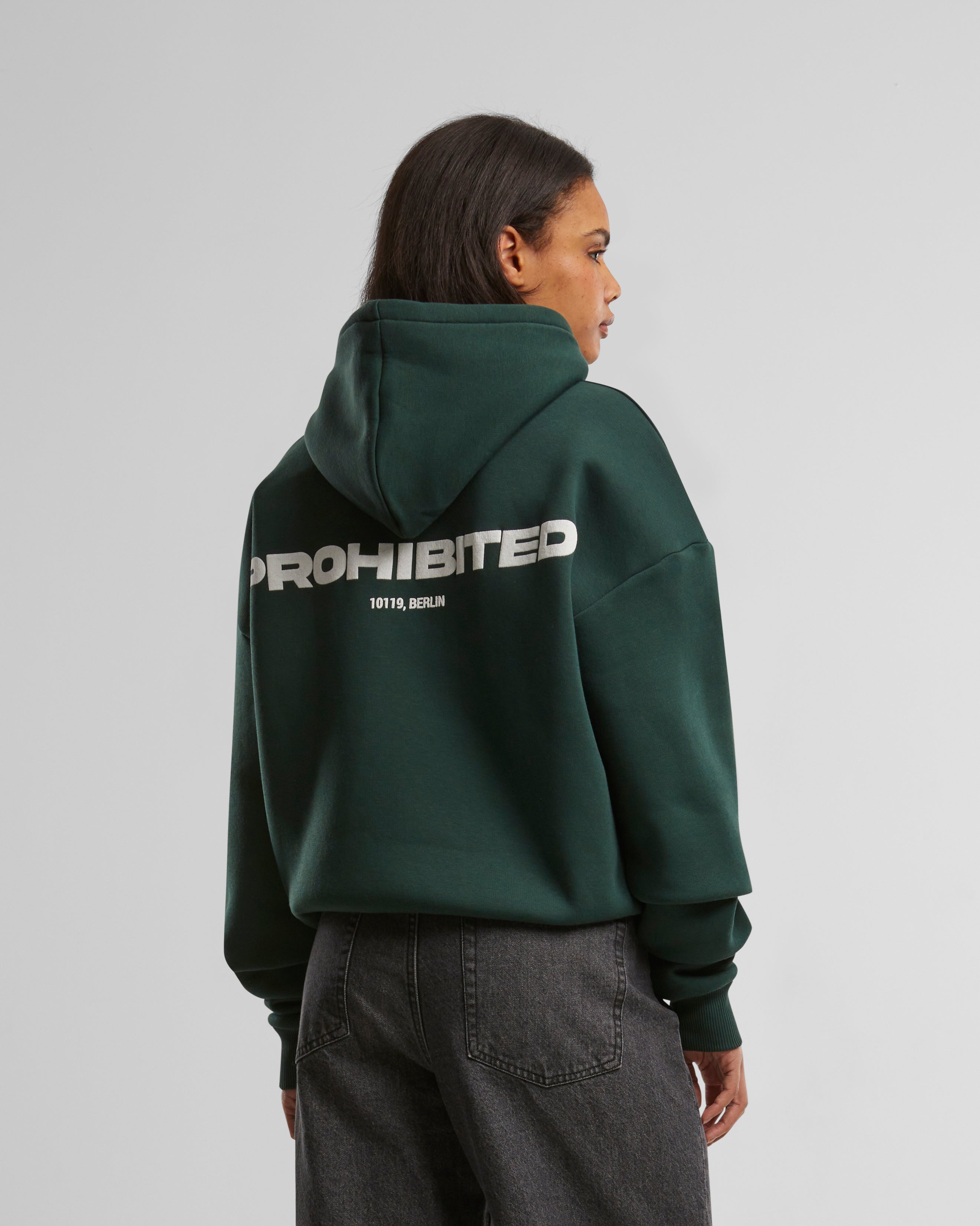 10119 Zip-Hoodie British Racing Green