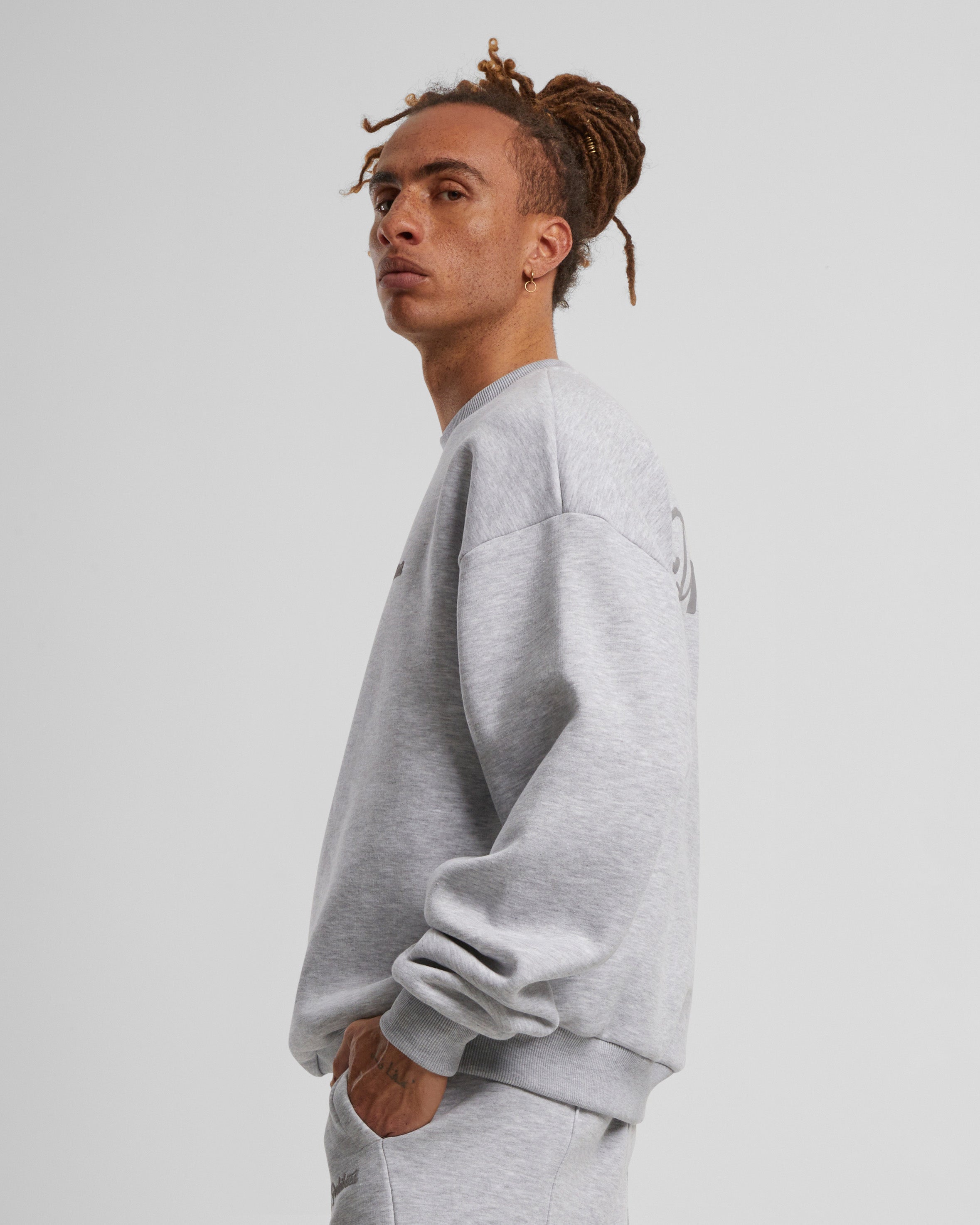 10119 Crew Neck 2.0 Grey Melange