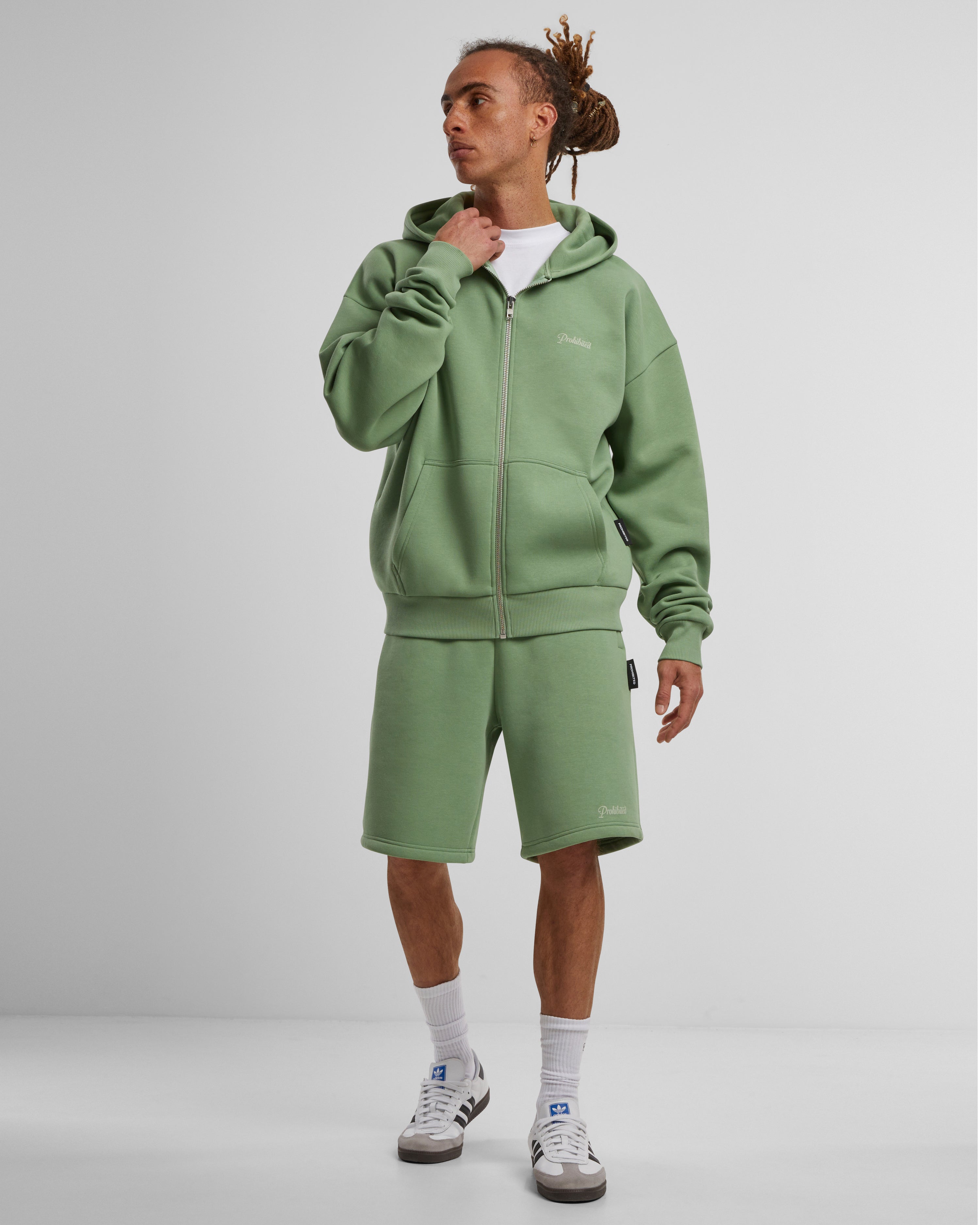 10119 Zip-Hoodie 2.0 Basil