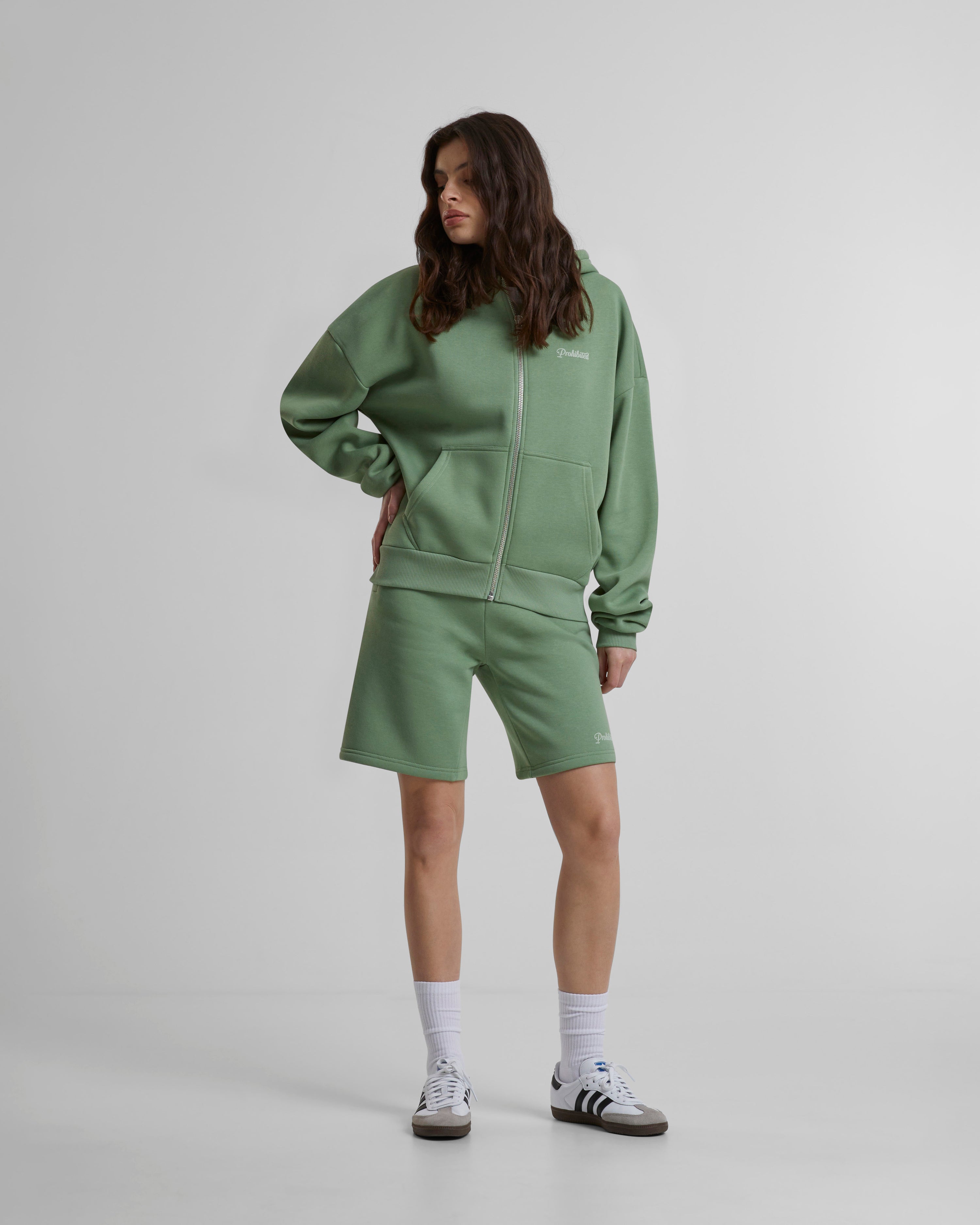 10119 Zip-Hoodie 2.0 Basil