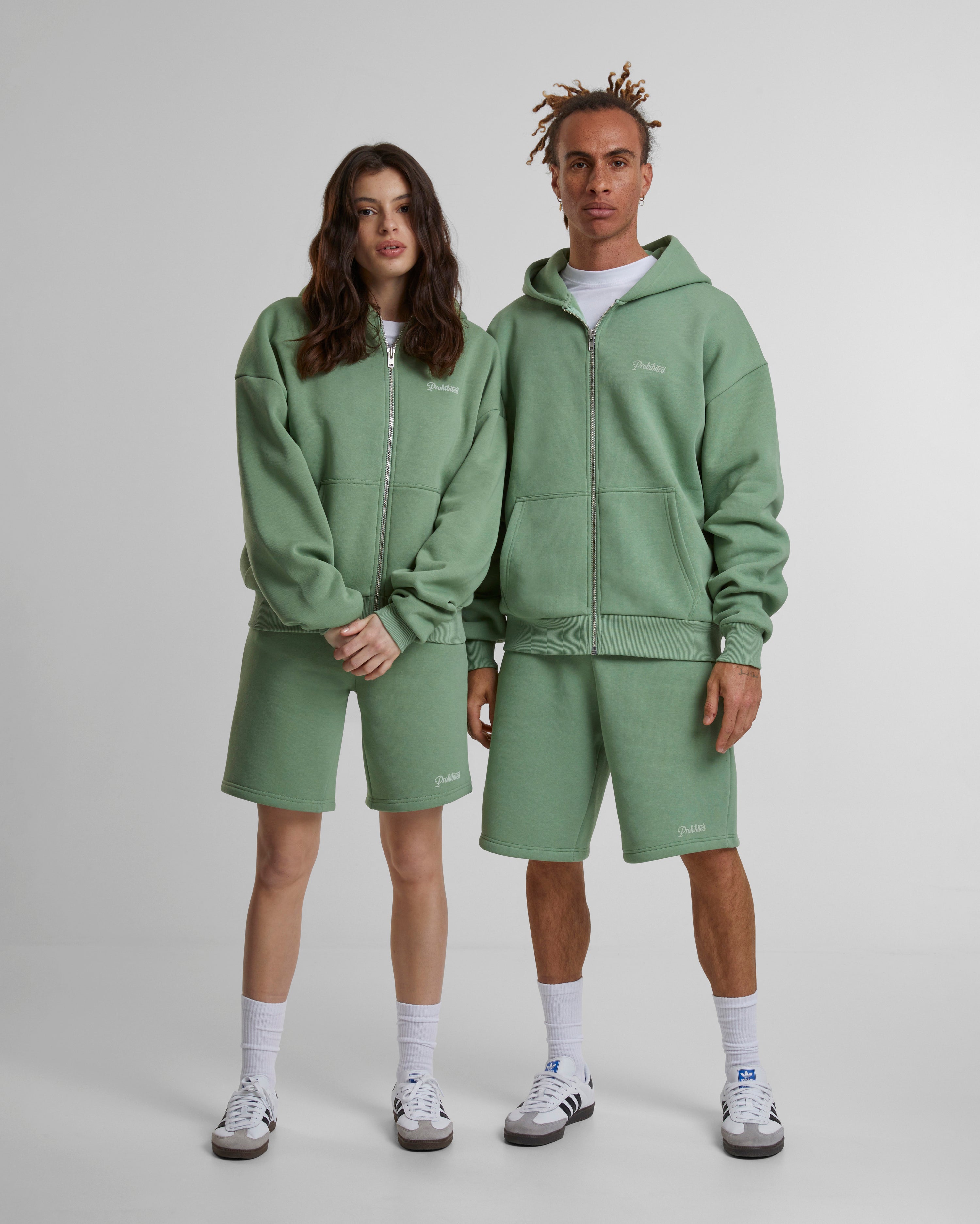 10119 Zip-Hoodie 2.0 Basil