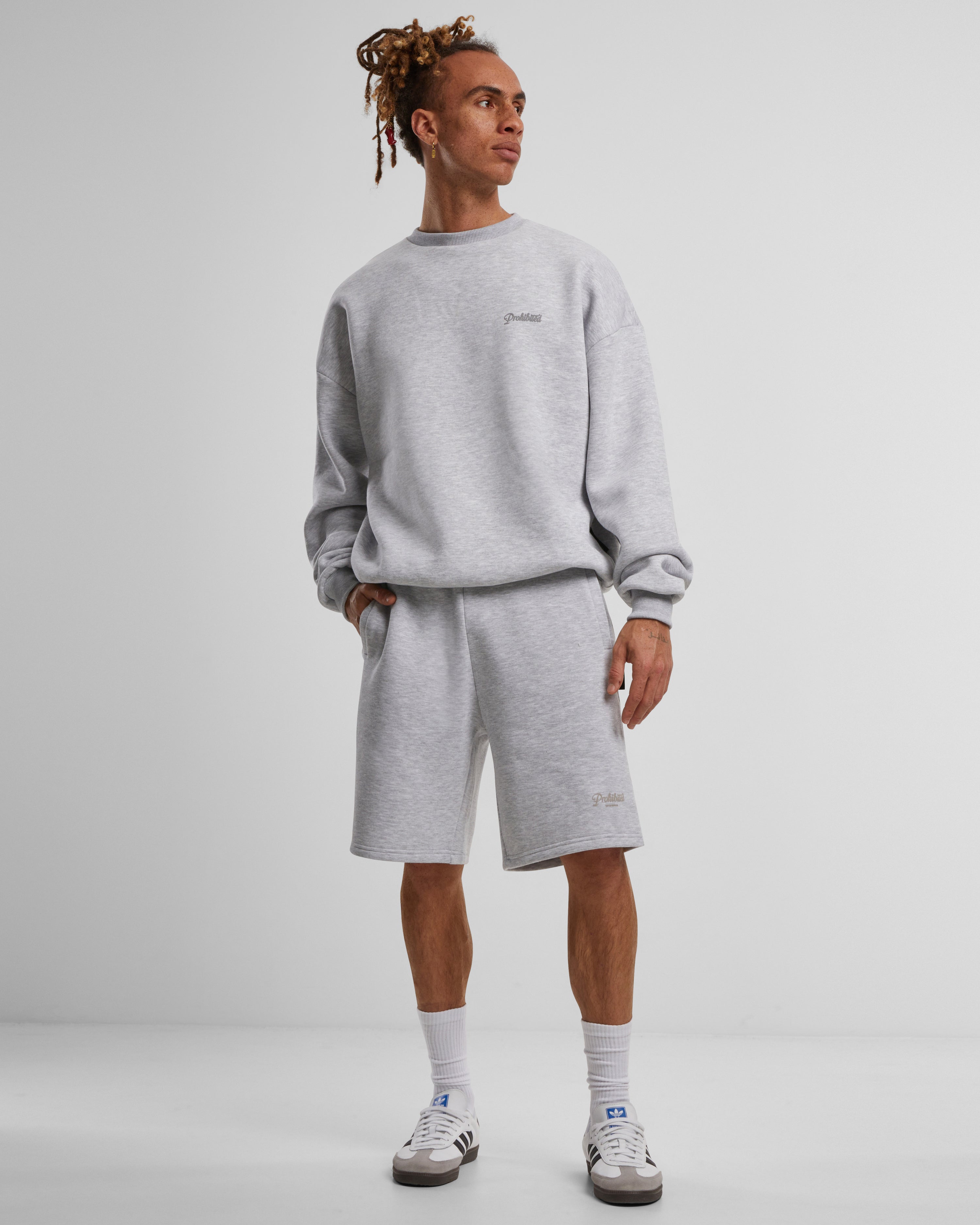 10119 Sweatshorts 2.0 Grey Melange