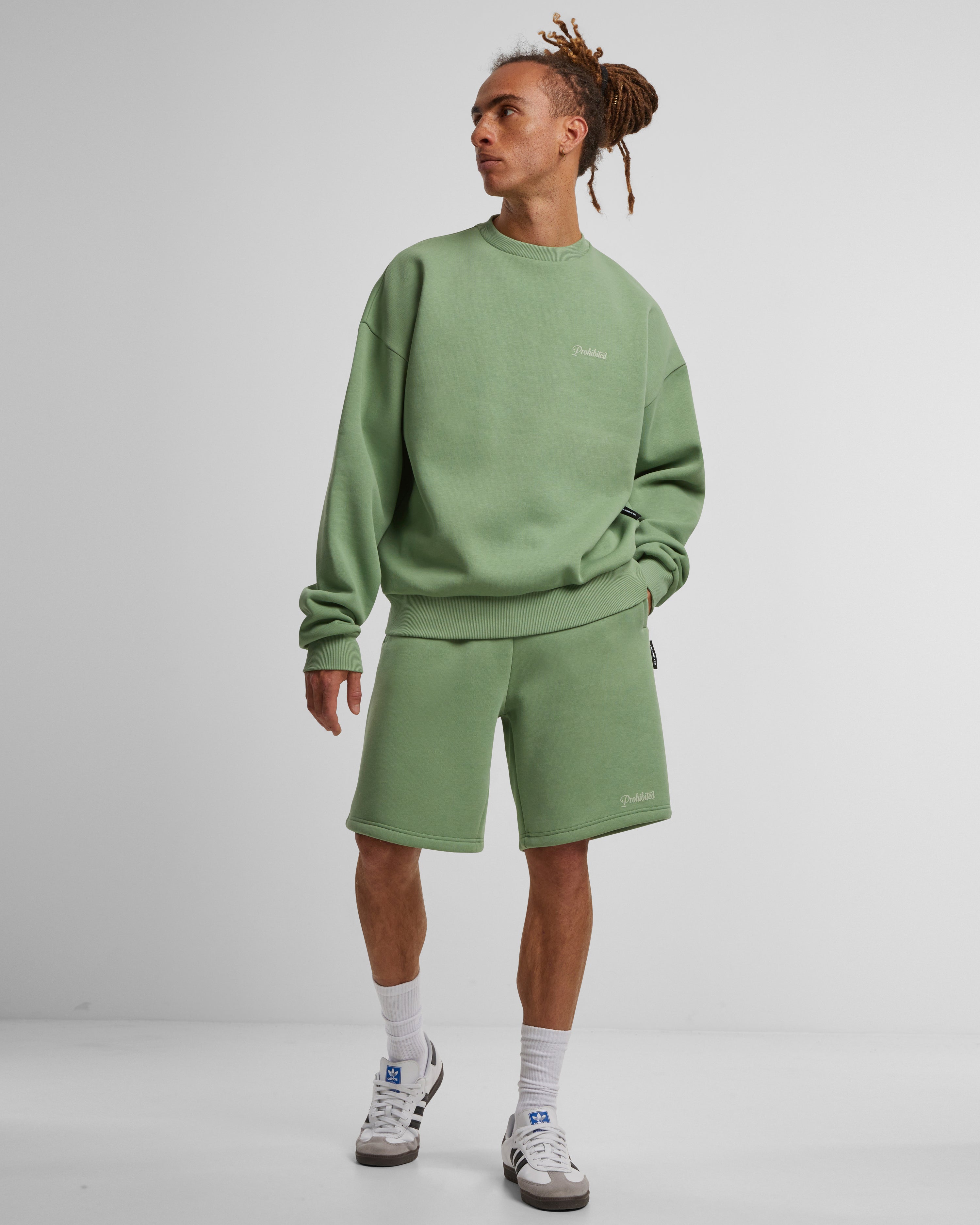 10119 Sweatshorts 2.0 Basil