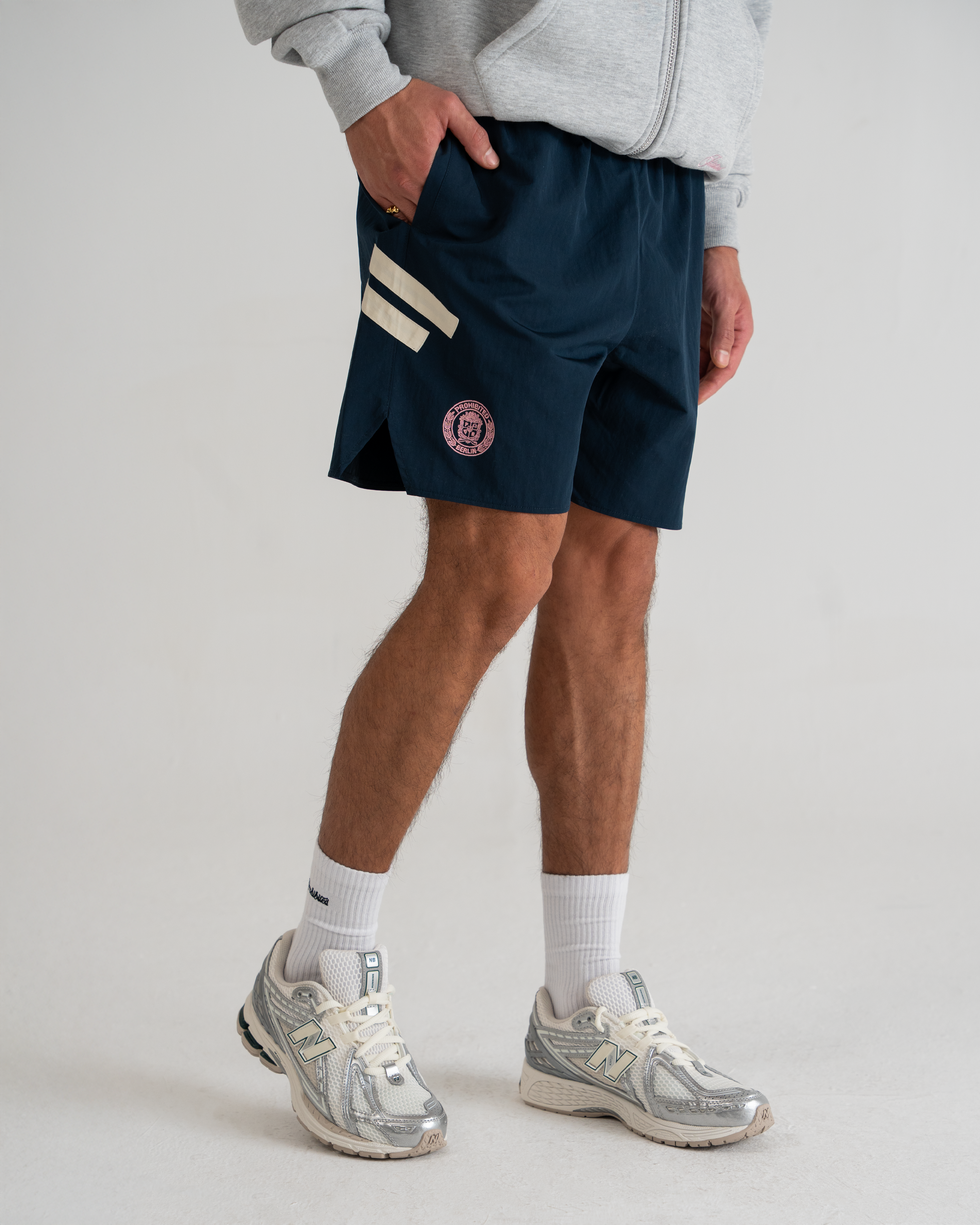 PBFC Shorts Metal Navy