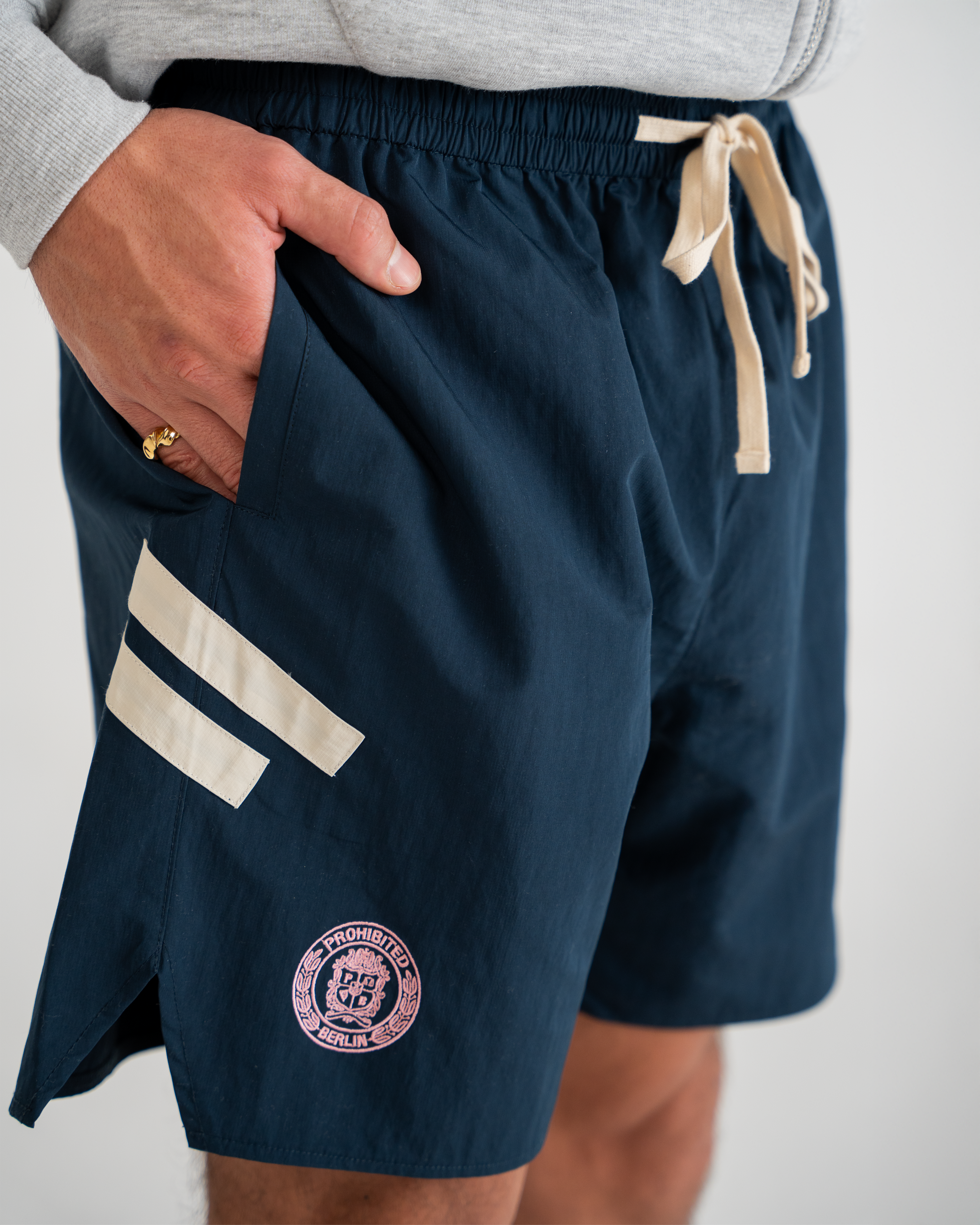 PBFC Shorts Metal Navy