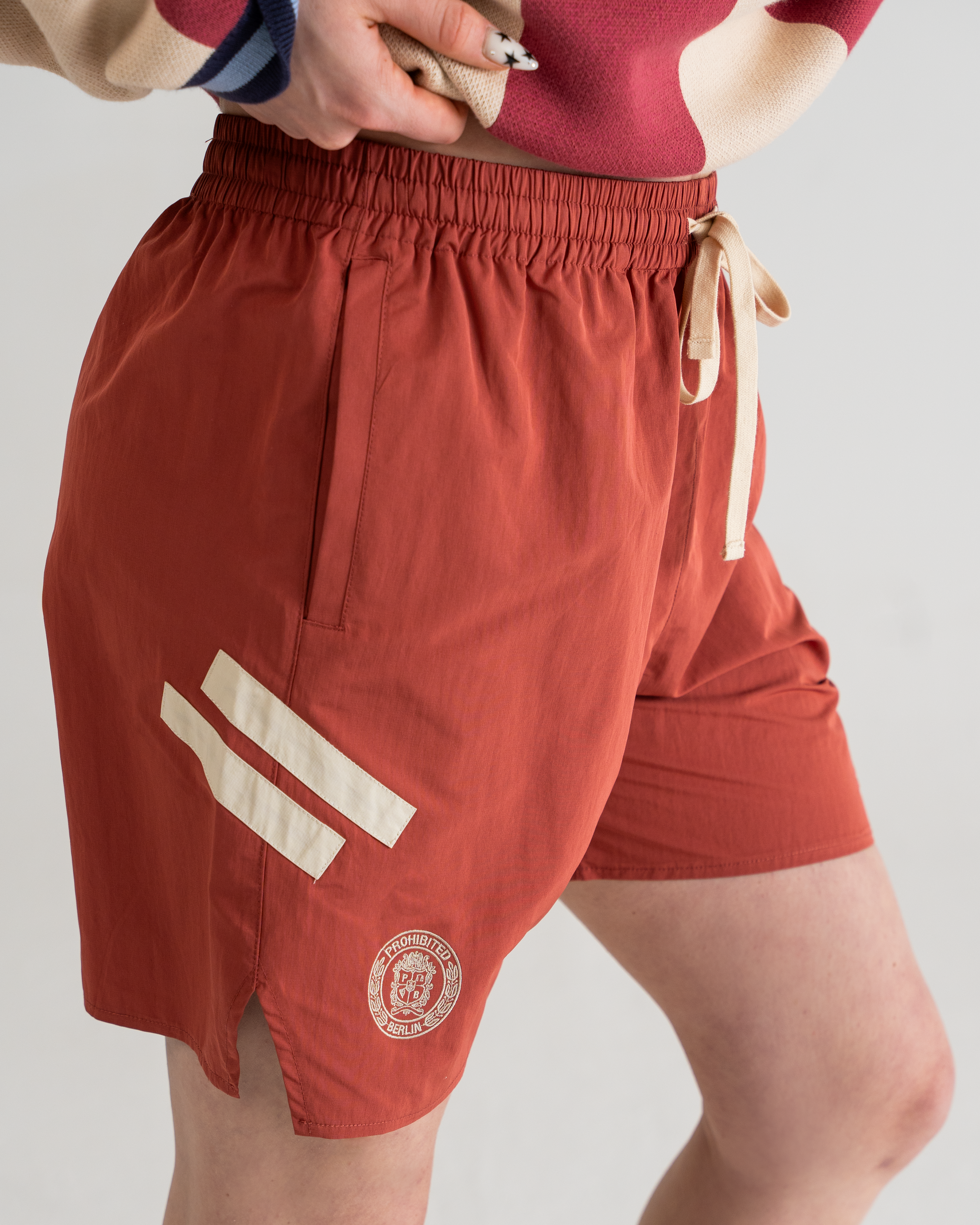 PBFC Shorts Metal Red