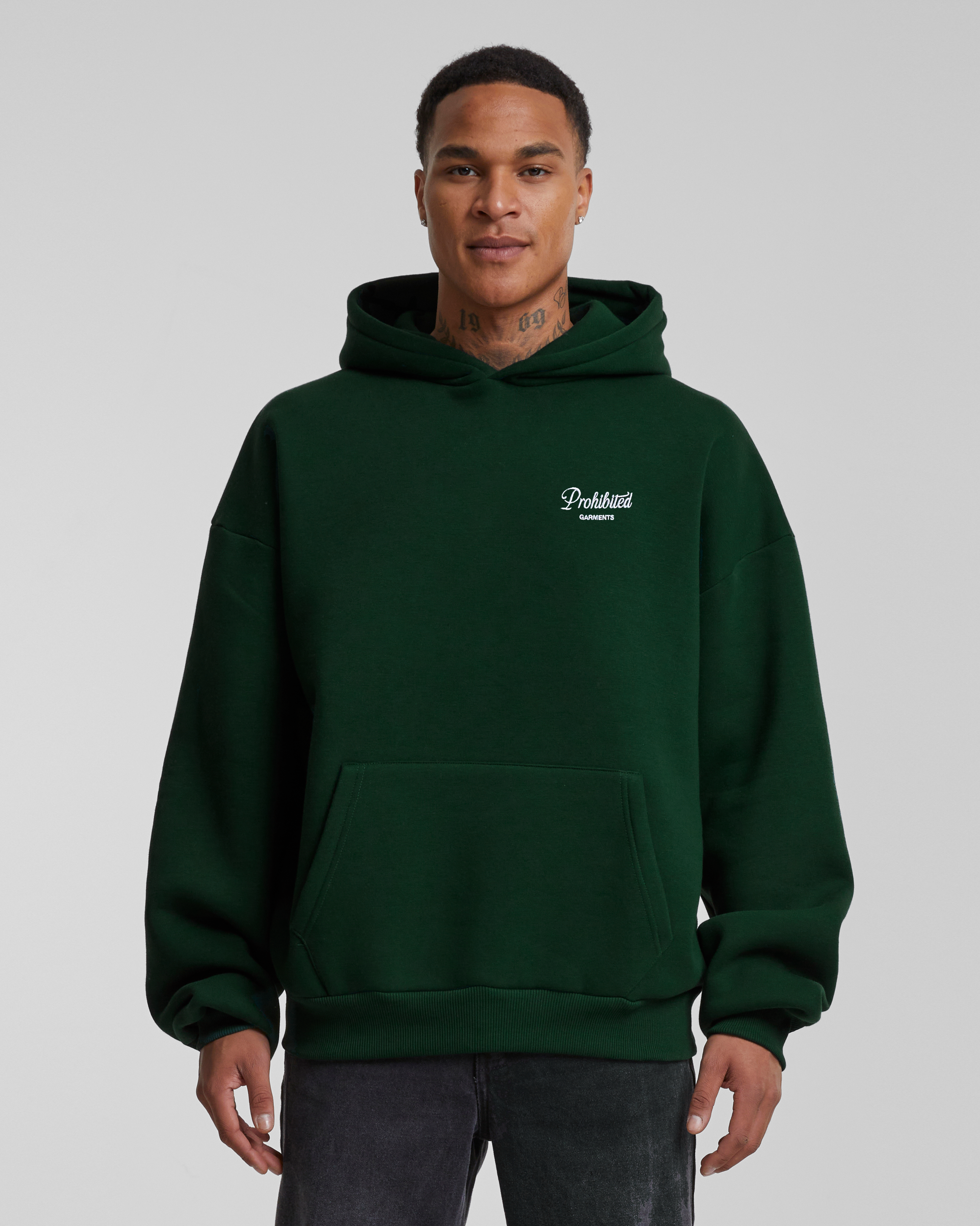 PB Garment Hoodie British Racing Green