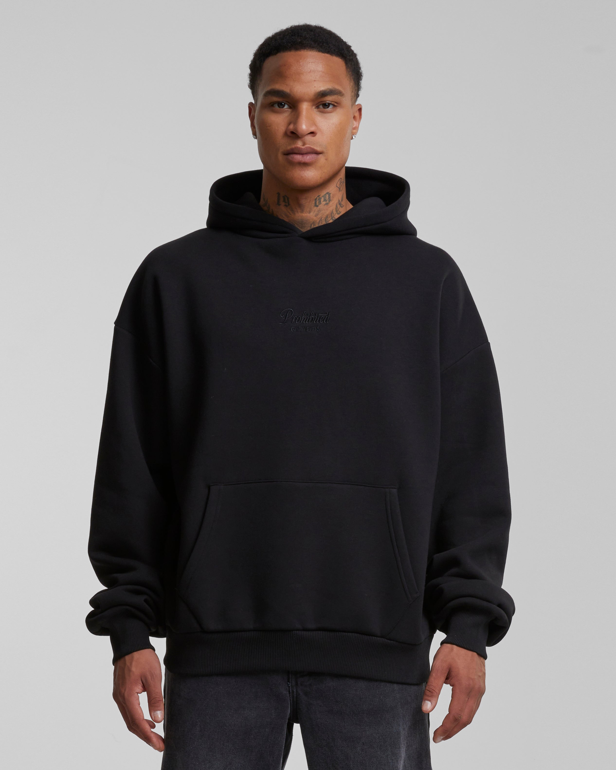 PB Garment Hoodie Black