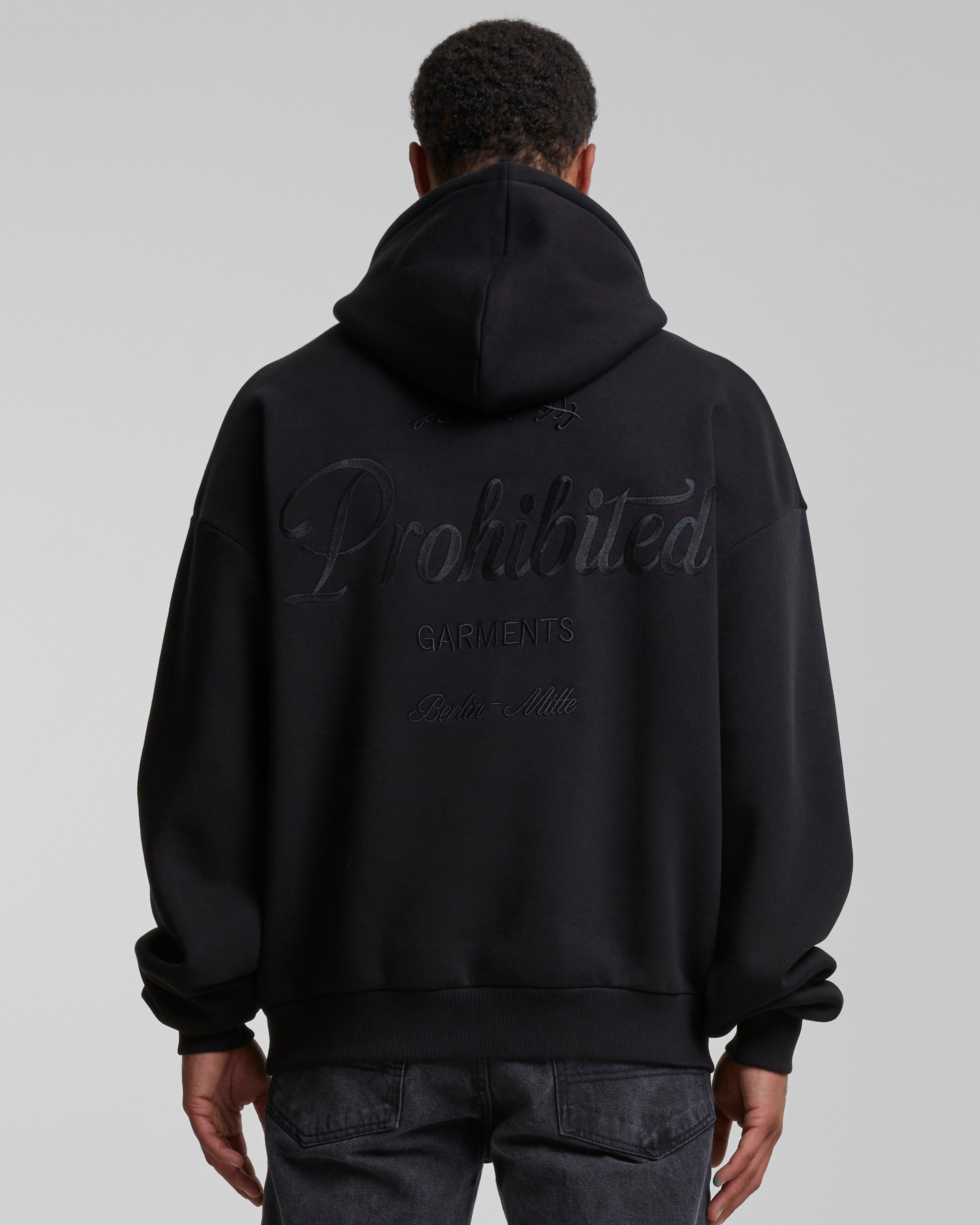 PB Garment Hoodie Black