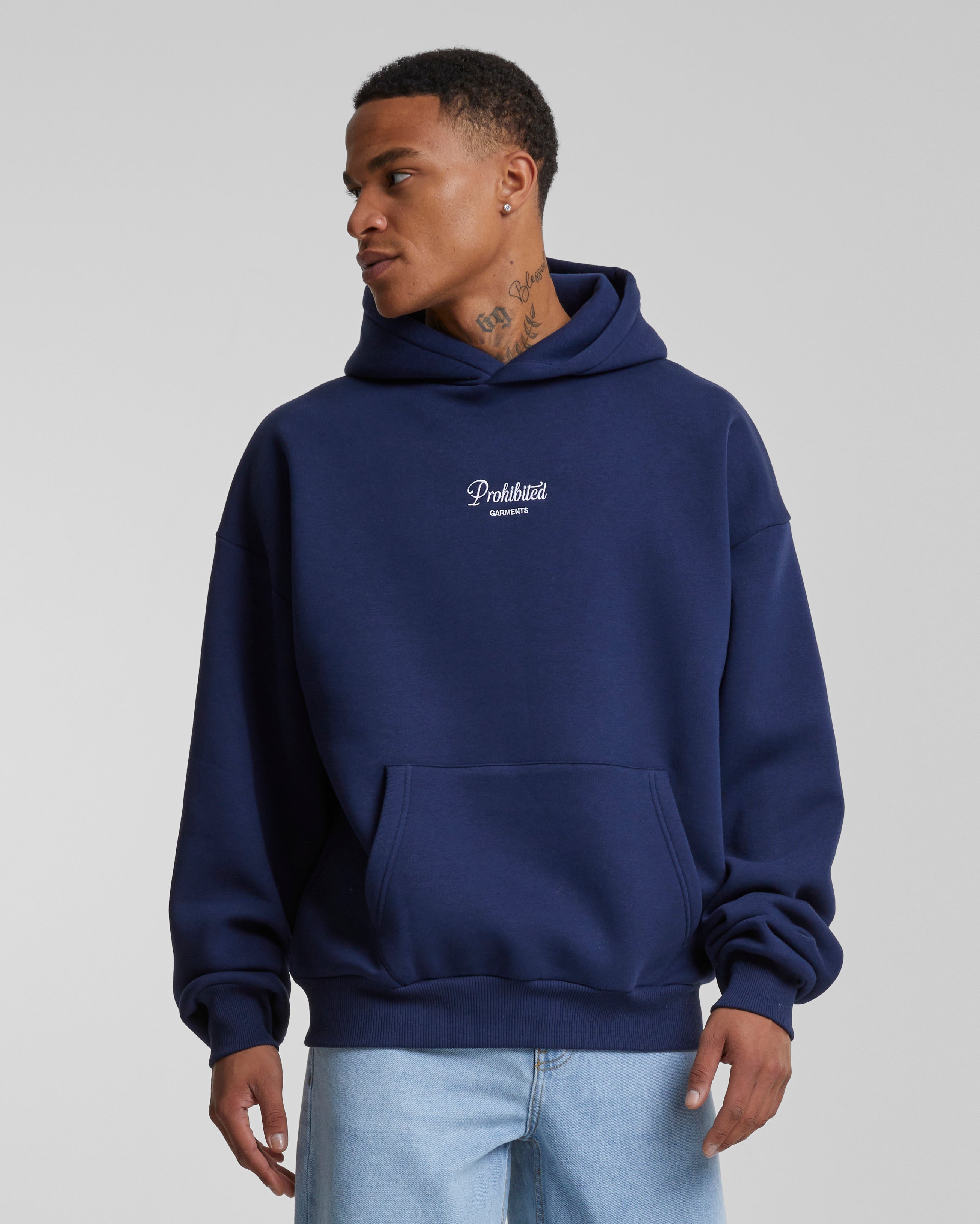 PB Garment Hoodie Navy