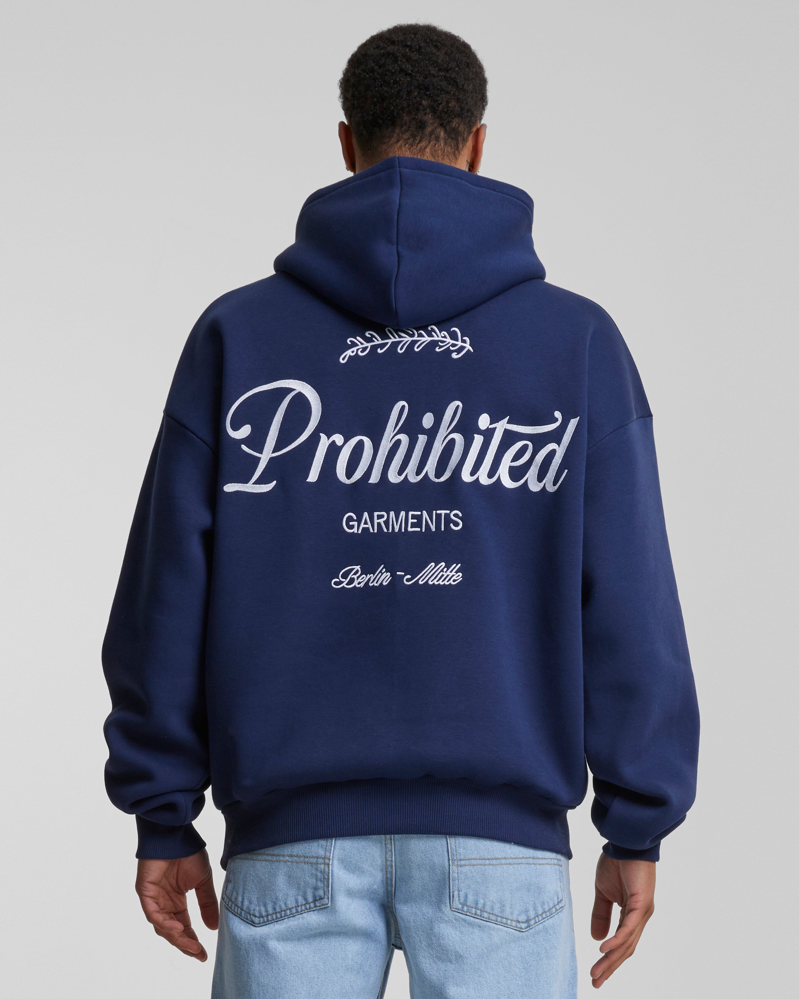 PB Garment Hoodie Navy