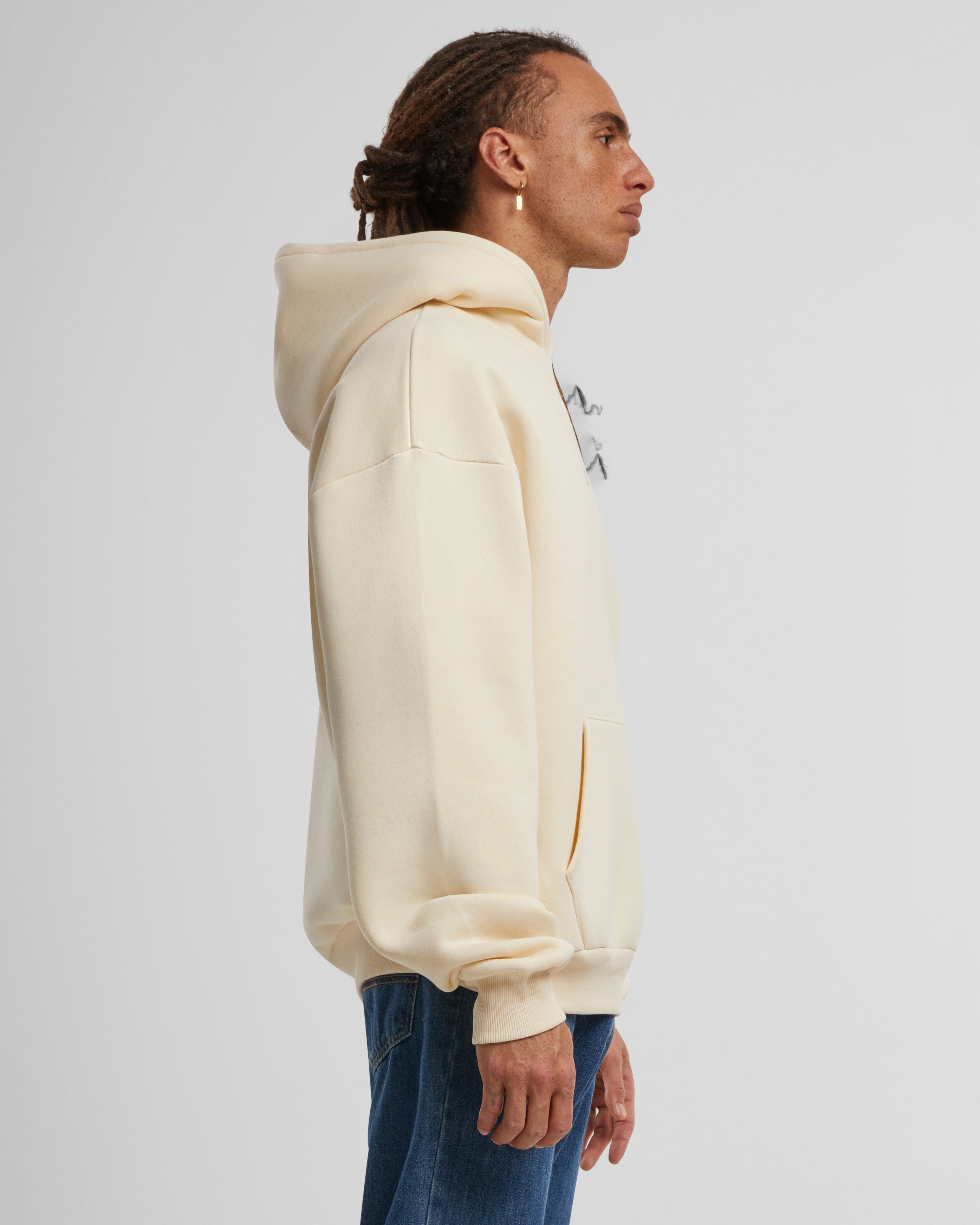 PB Garment Hoodie Cream