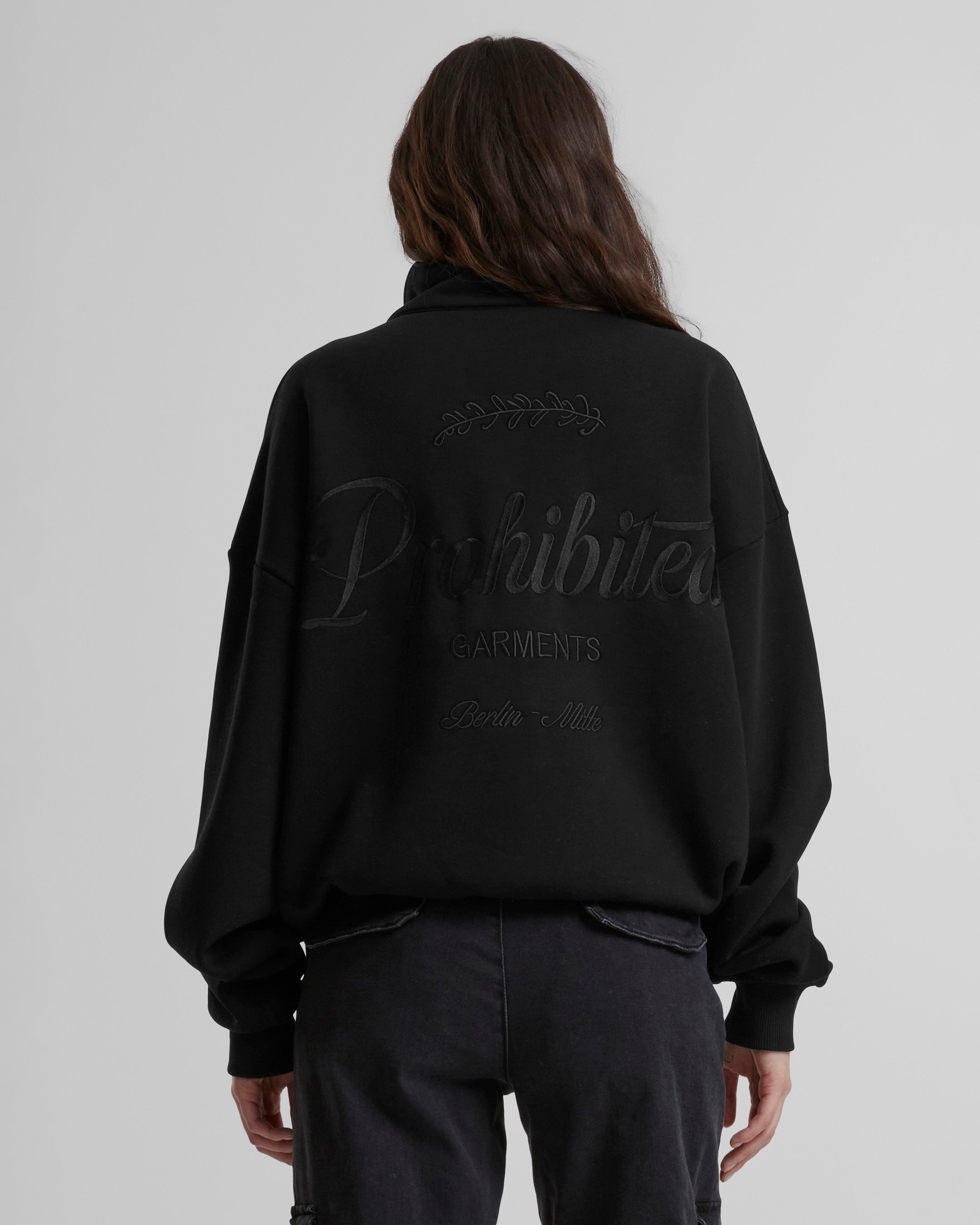 PB Garment Half-Zip Black