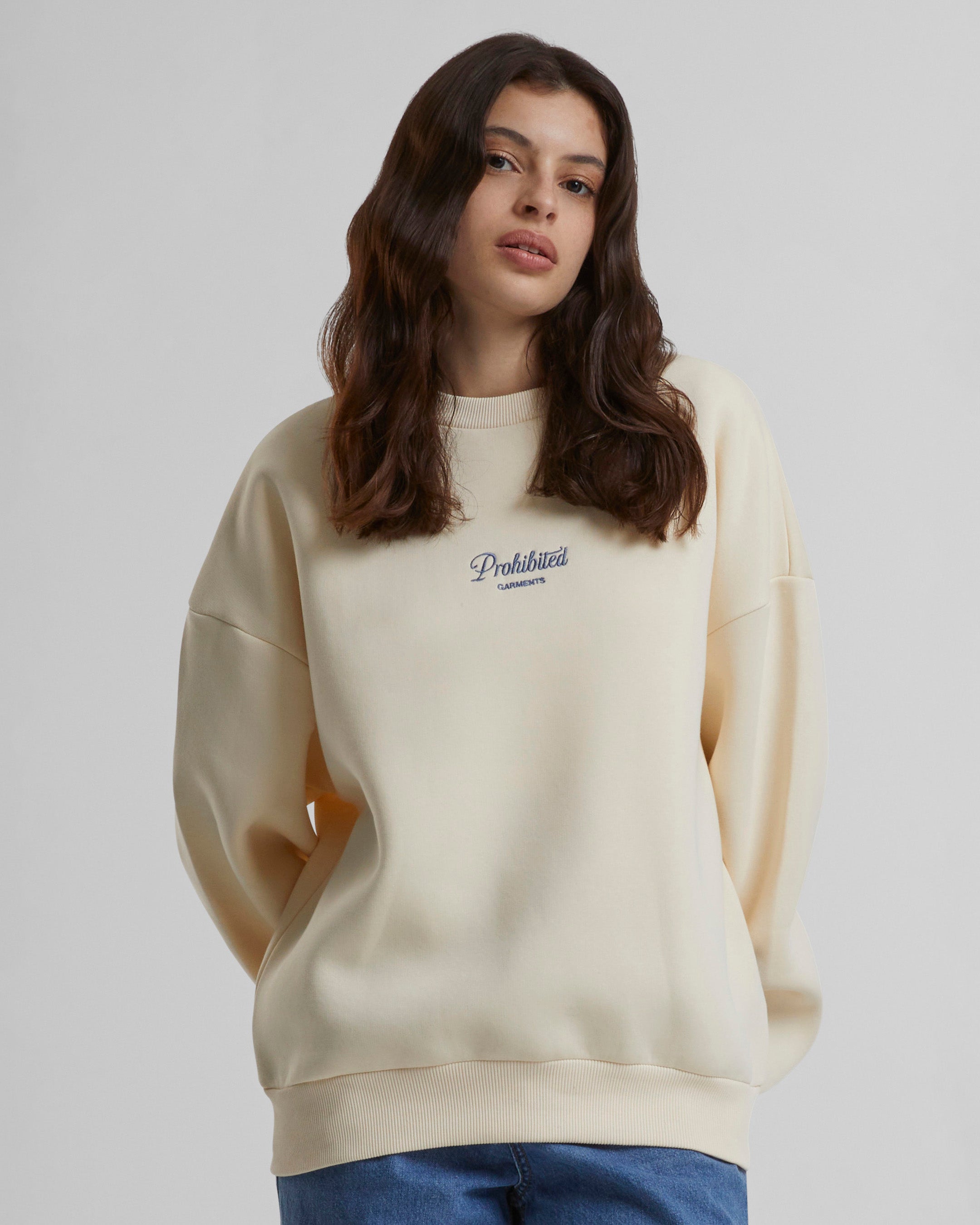 PB Garment Crew Neck Cream