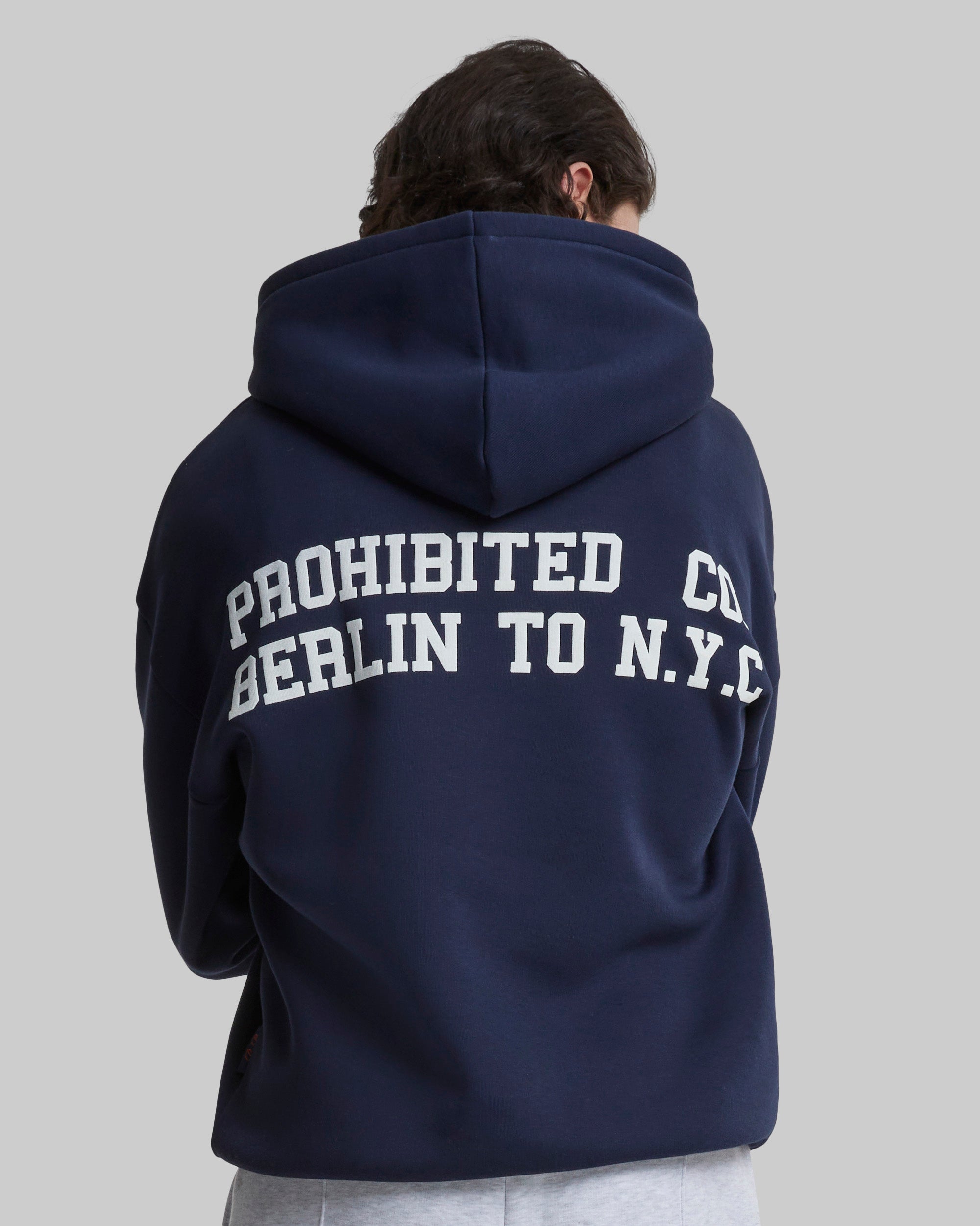 New York Hoodie Navy