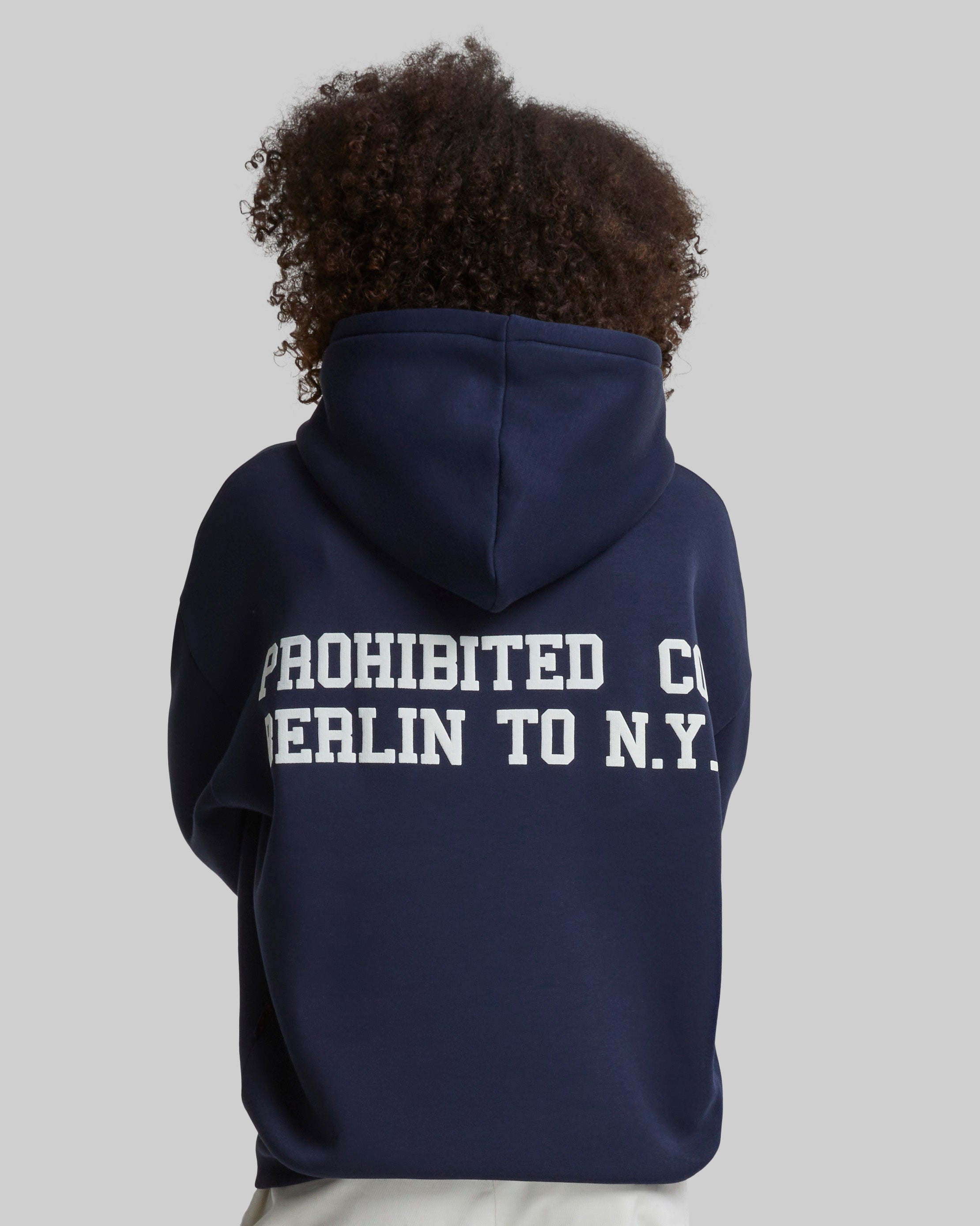 New York Hoodie Navy