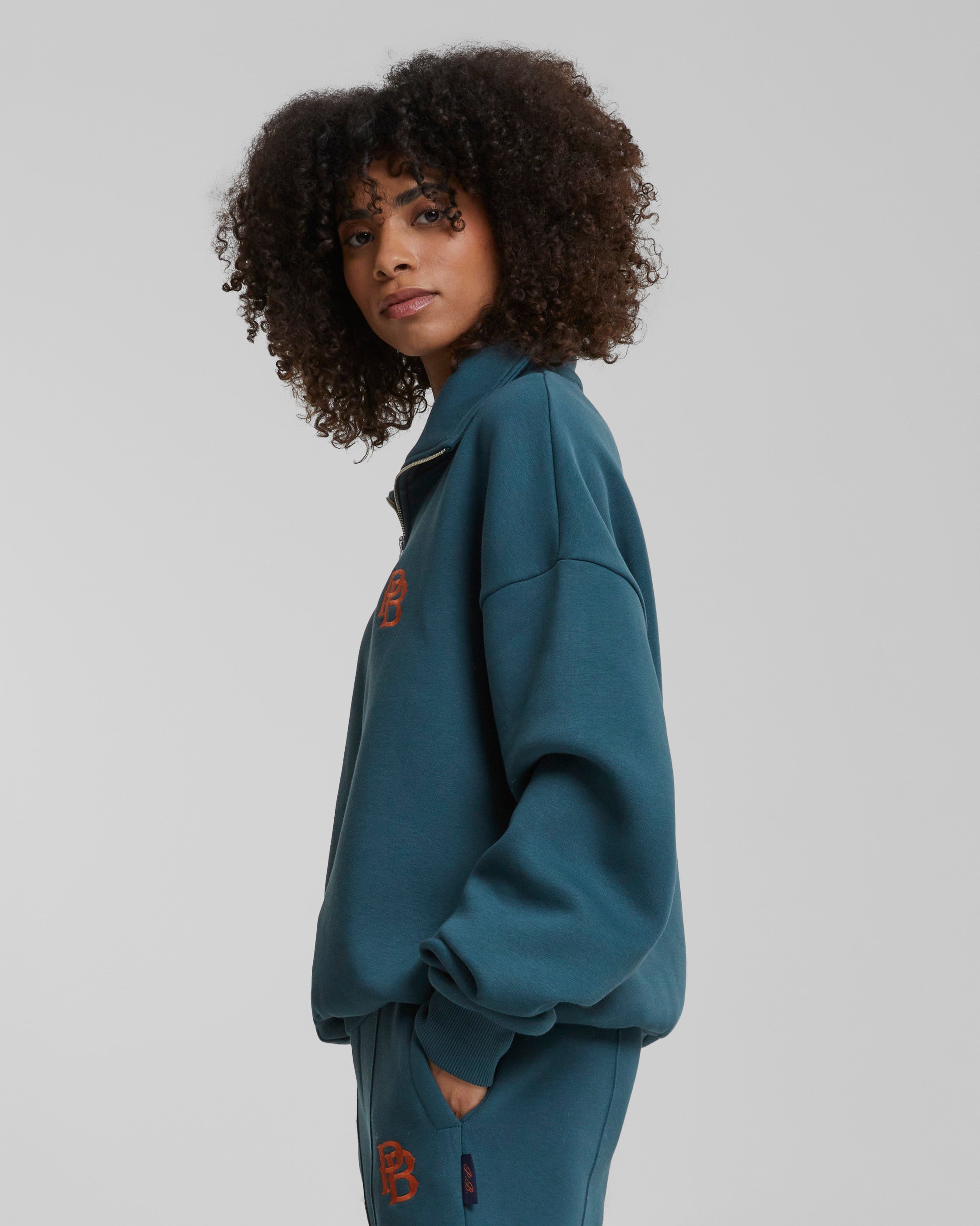 Emblem Half-Zip Moss