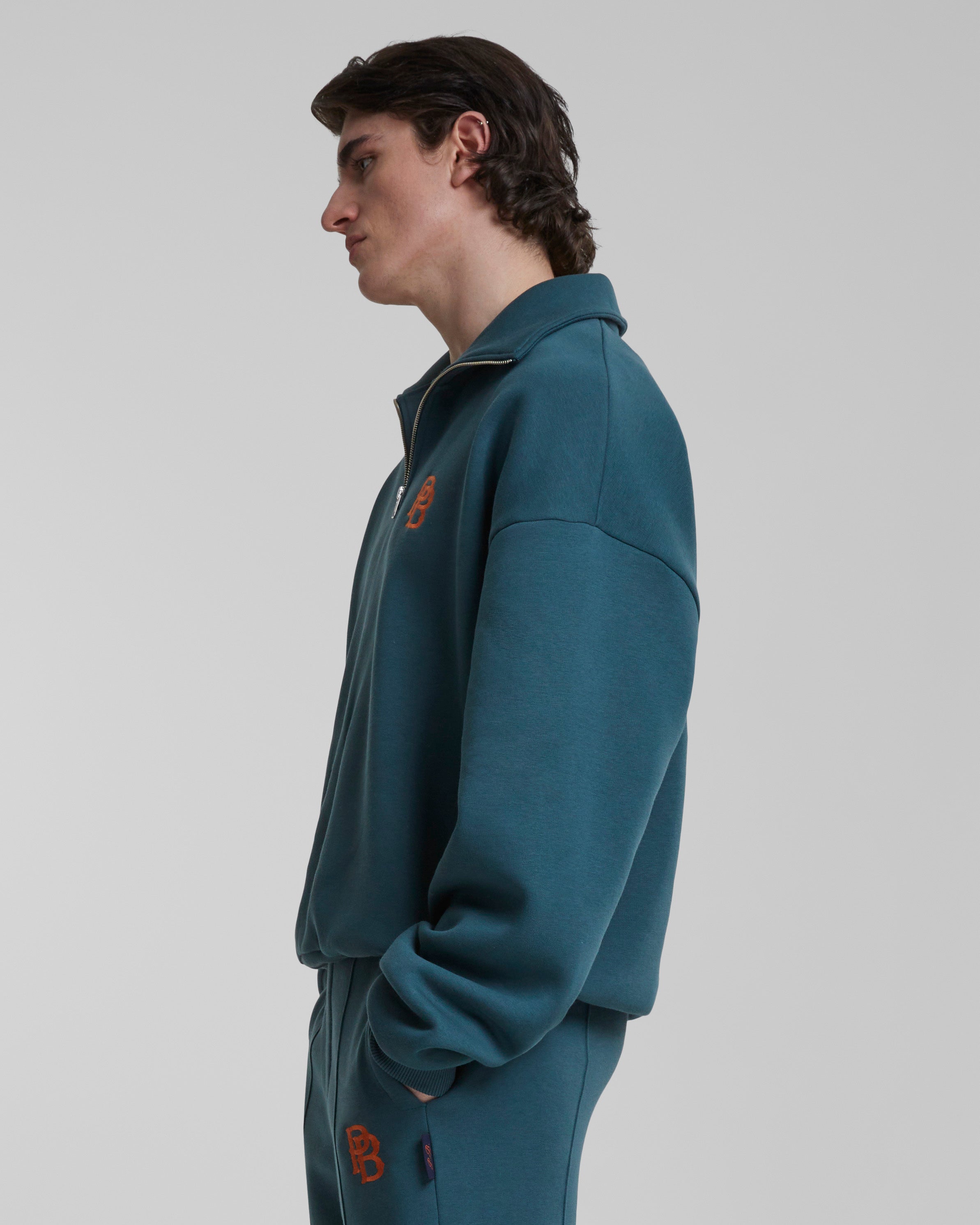 Emblem Half-Zip Moss