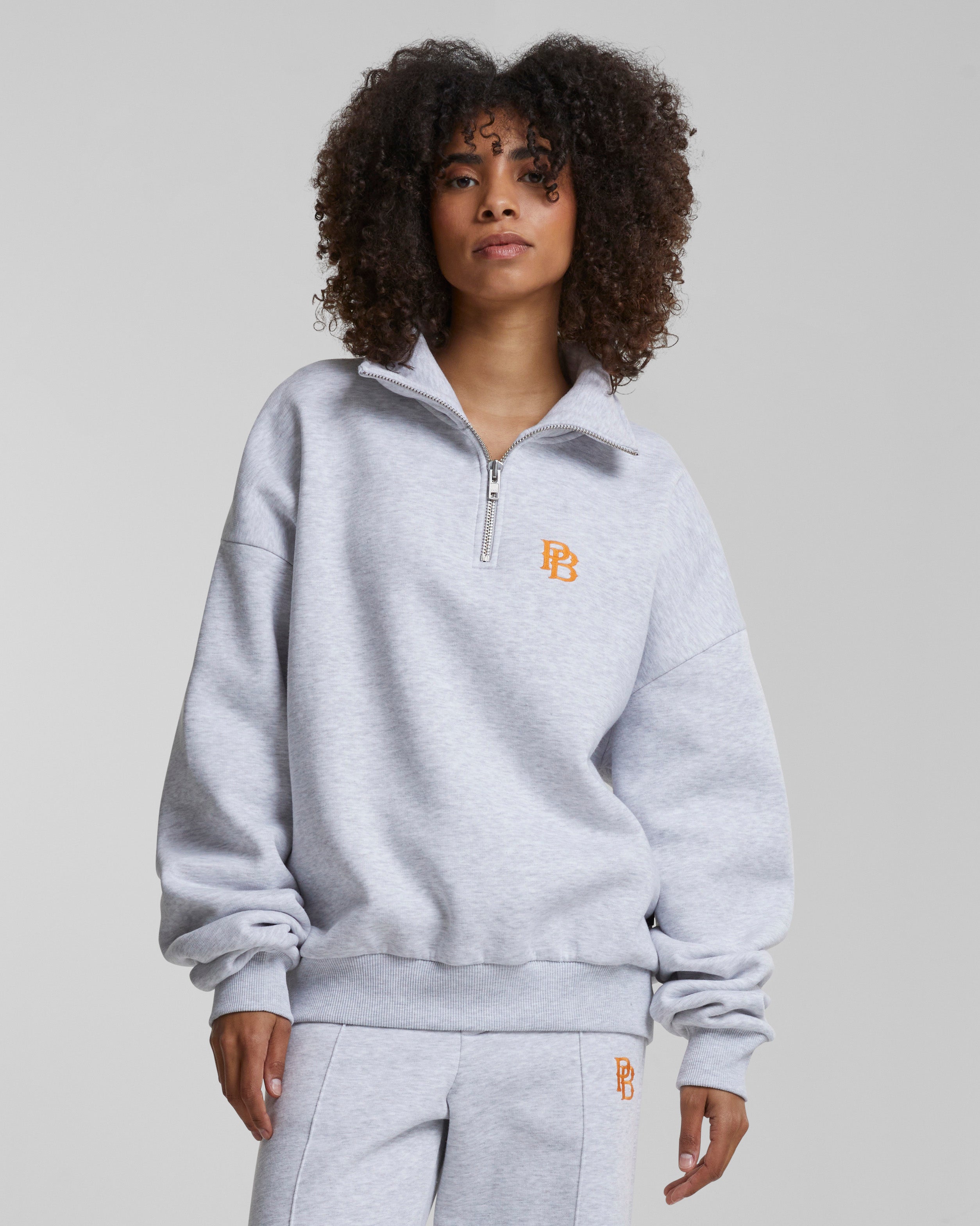 Pitch Half-Zip Light Melange